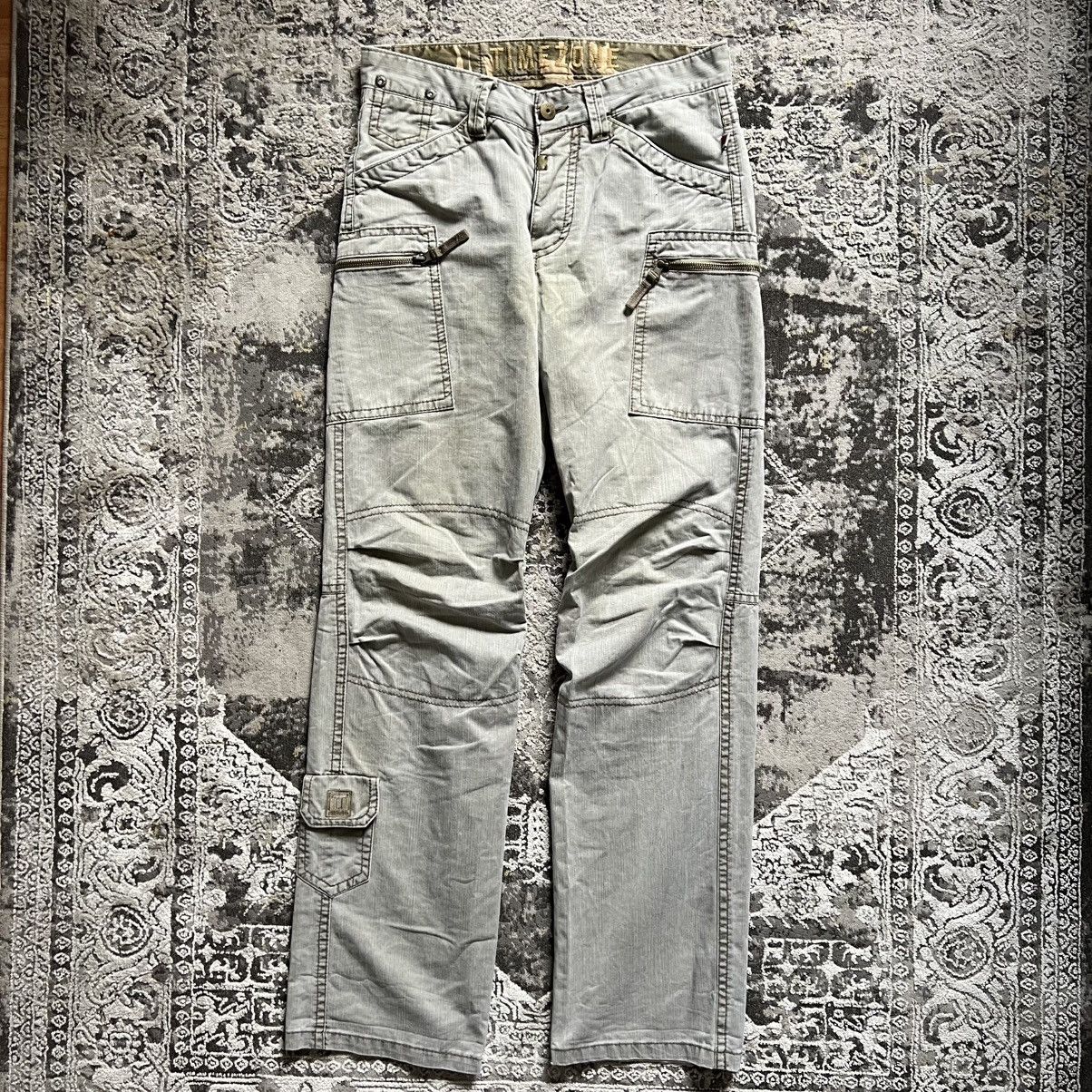 Vintage Women's denim cargo time zone size US 10 Size 32" / US 10 / IT 46 - 1 Thumbnail