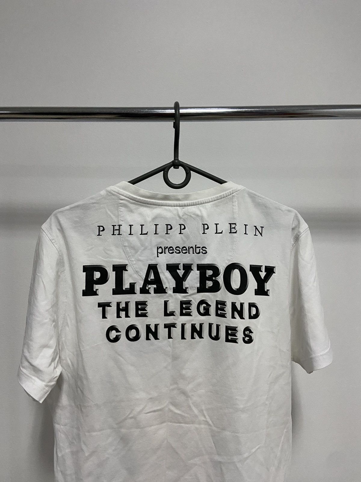 Philipp Plein Philipp Plein x Playboy Legend Continues big print t shirt Size US XL / EU 56 / 4 - 4 Thumbnail