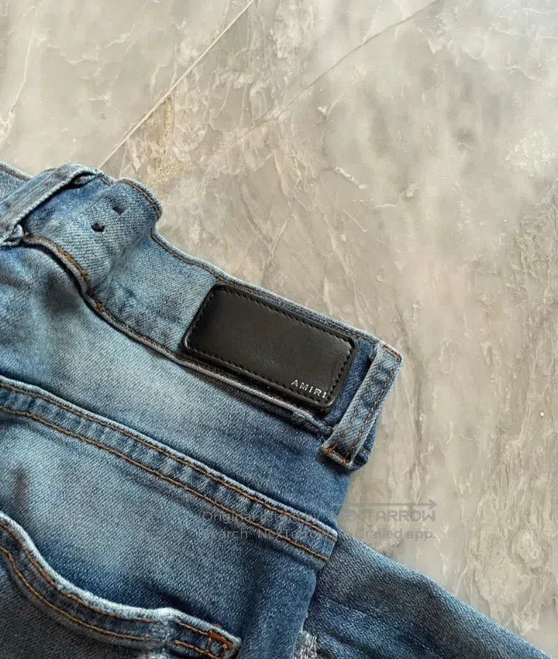 Amiri Amiri Patchwork Denim Jeans, Size 30 Size US 30 / EU 46 - 3 Thumbnail