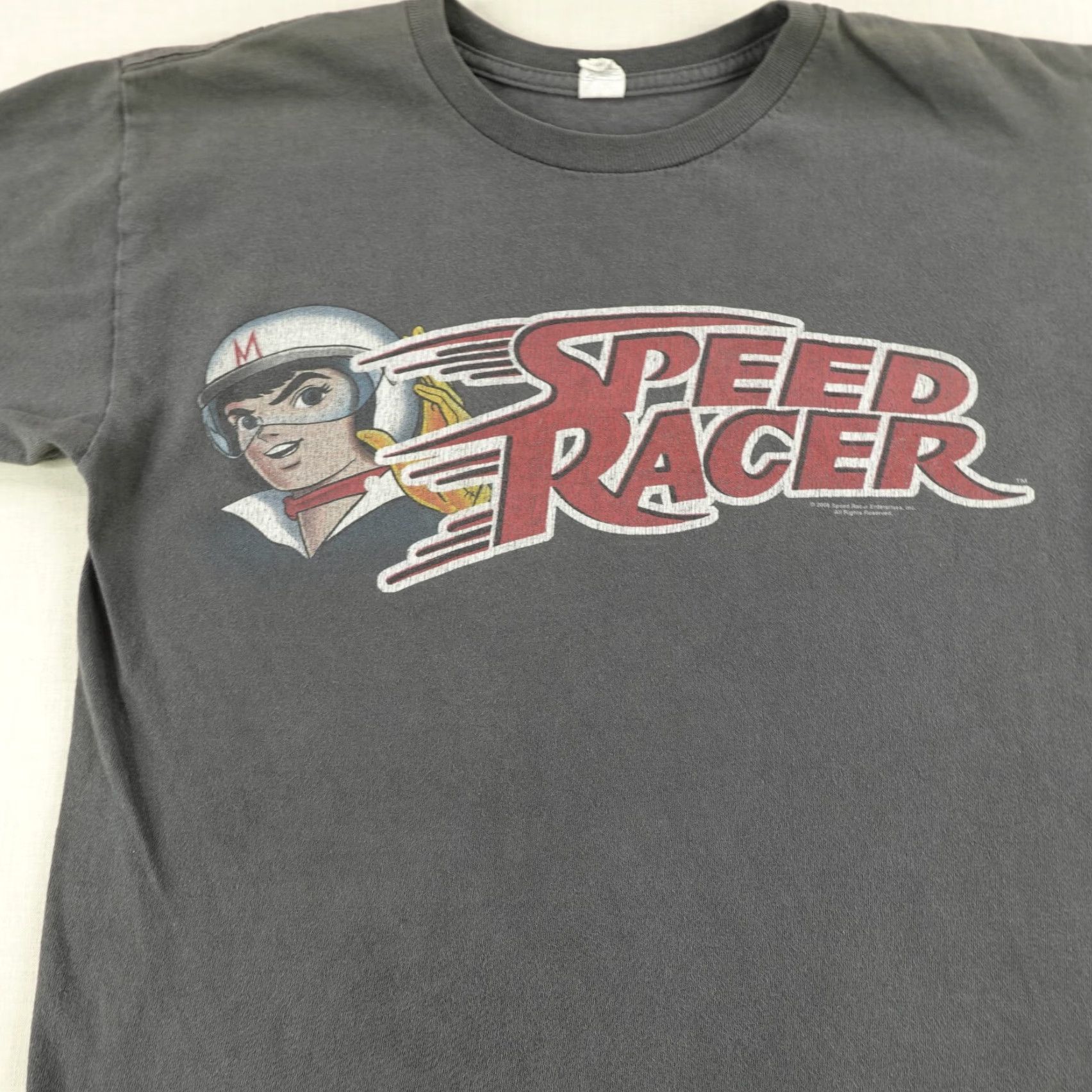 Speedo VINTAGE Speed Racer Shirt Mens Small Graphic Print Anime Racing Go Mifune 2008 Cotton T-Shirt Size US S / EU 44-46 / 1 - 3 Thumbnail
