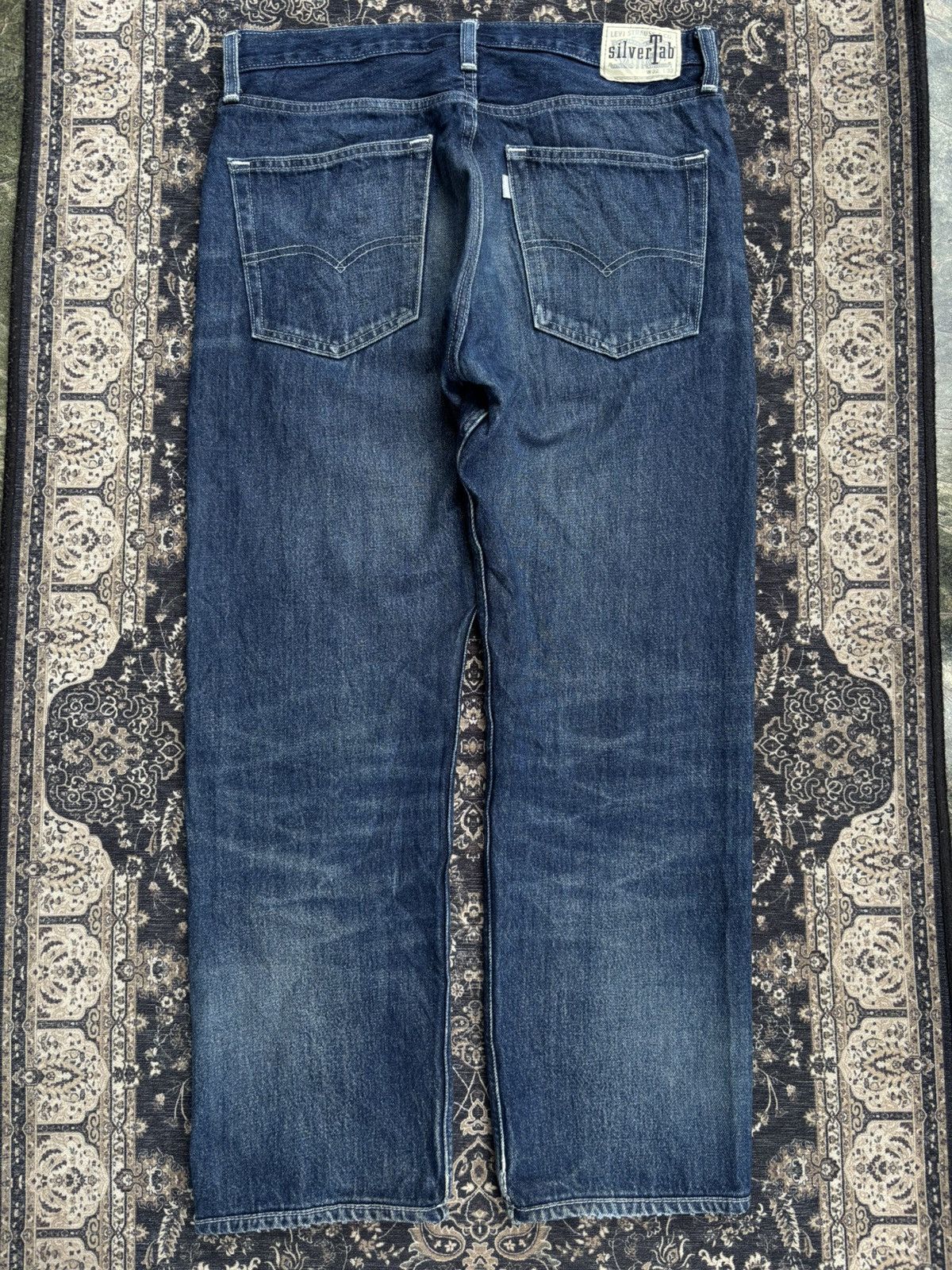 Levi's Levi's Silver Tab Straight Fit Denim Indigo Jeans Pants Size US 32 / EU 48 - 9 Thumbnail
