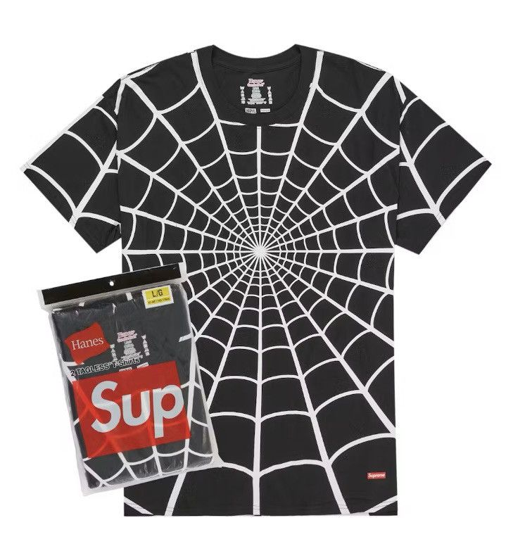 Supreme Supreme Hanes Spider-Man Tagless Tees (2 Pack) SM Size ONE SIZE - 4 Thumbnail