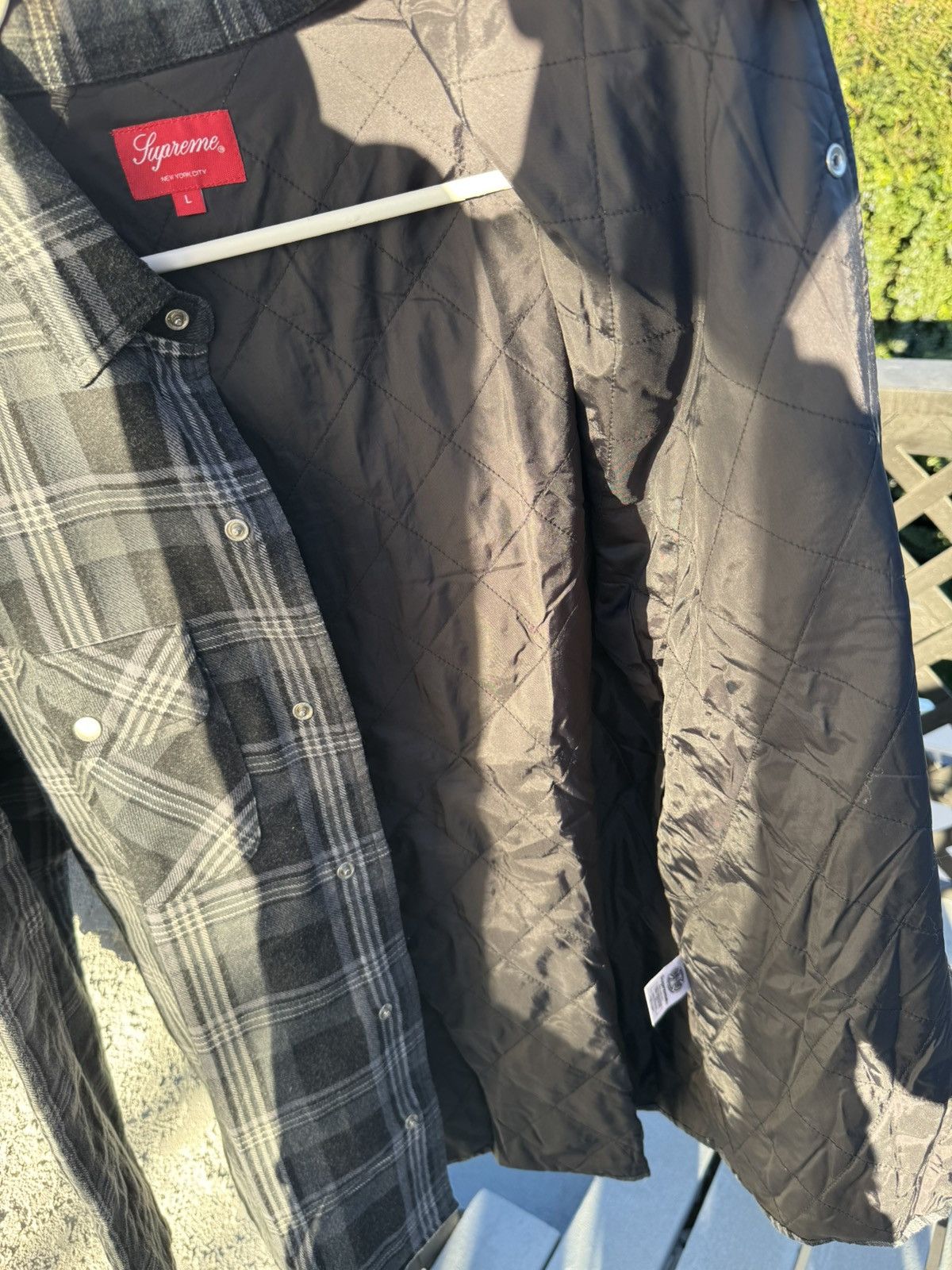 Supreme Supreme independent quilted flannel Size US M / EU 48-50 / 2 - 9 Thumbnail