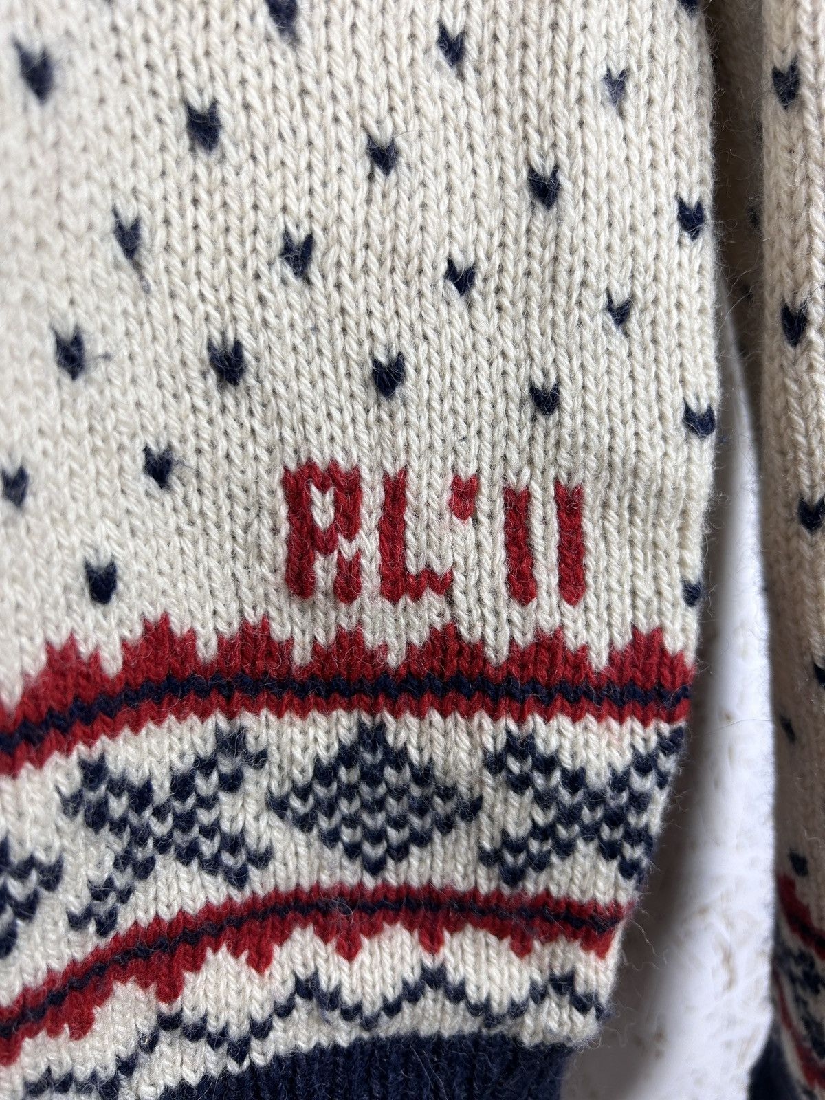 Polo Ralph Lauren Vintage Polo By Ralph Lauren Deer Ornament Wool Sweater Size US S / EU 44-46 / 1 - 4 Thumbnail