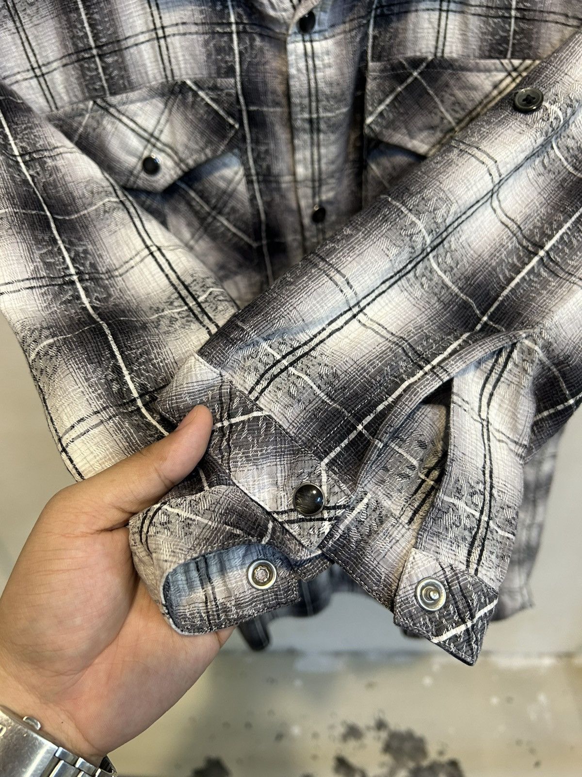 Tornado Mart Tornado Mart Stripe Button Up Size US L / EU 52-54 / 3 - 6 Thumbnail