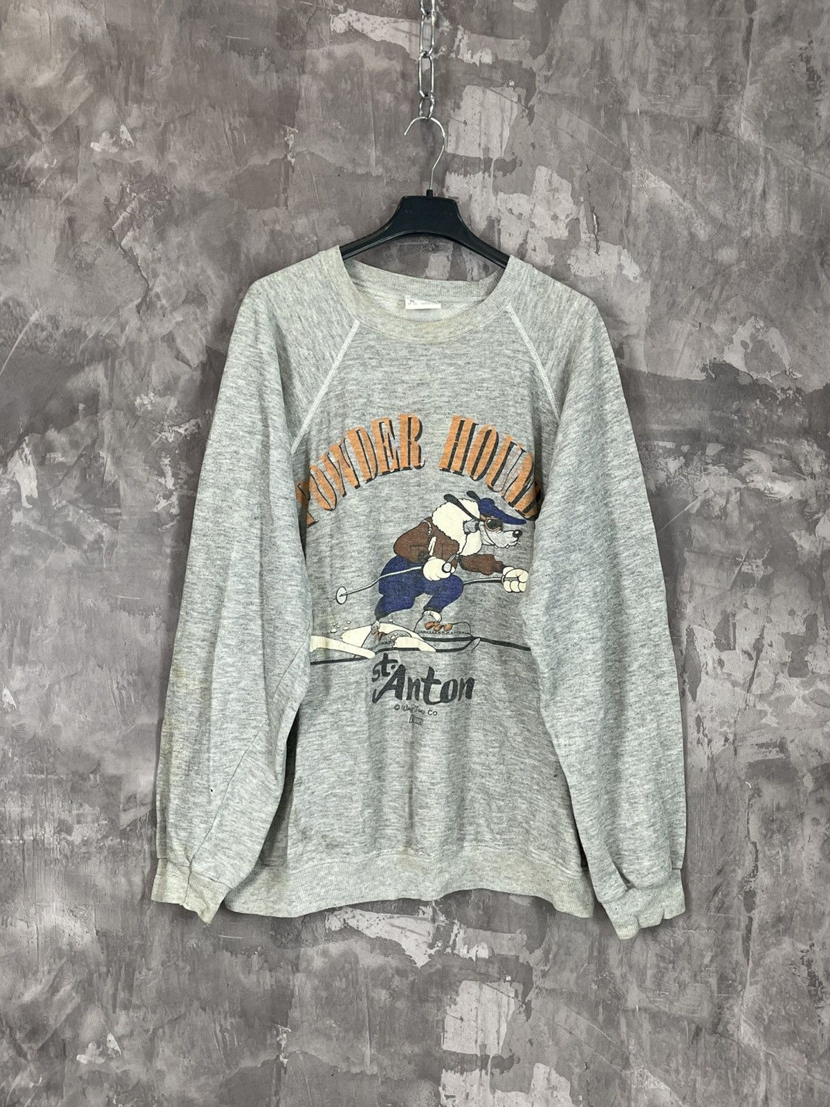 Hanes Vintage 90s Disney St.Anton Ski Y2K Crewneck Sweatshirt Size US XL / EU 56 / 4 - 1 Thumbnail