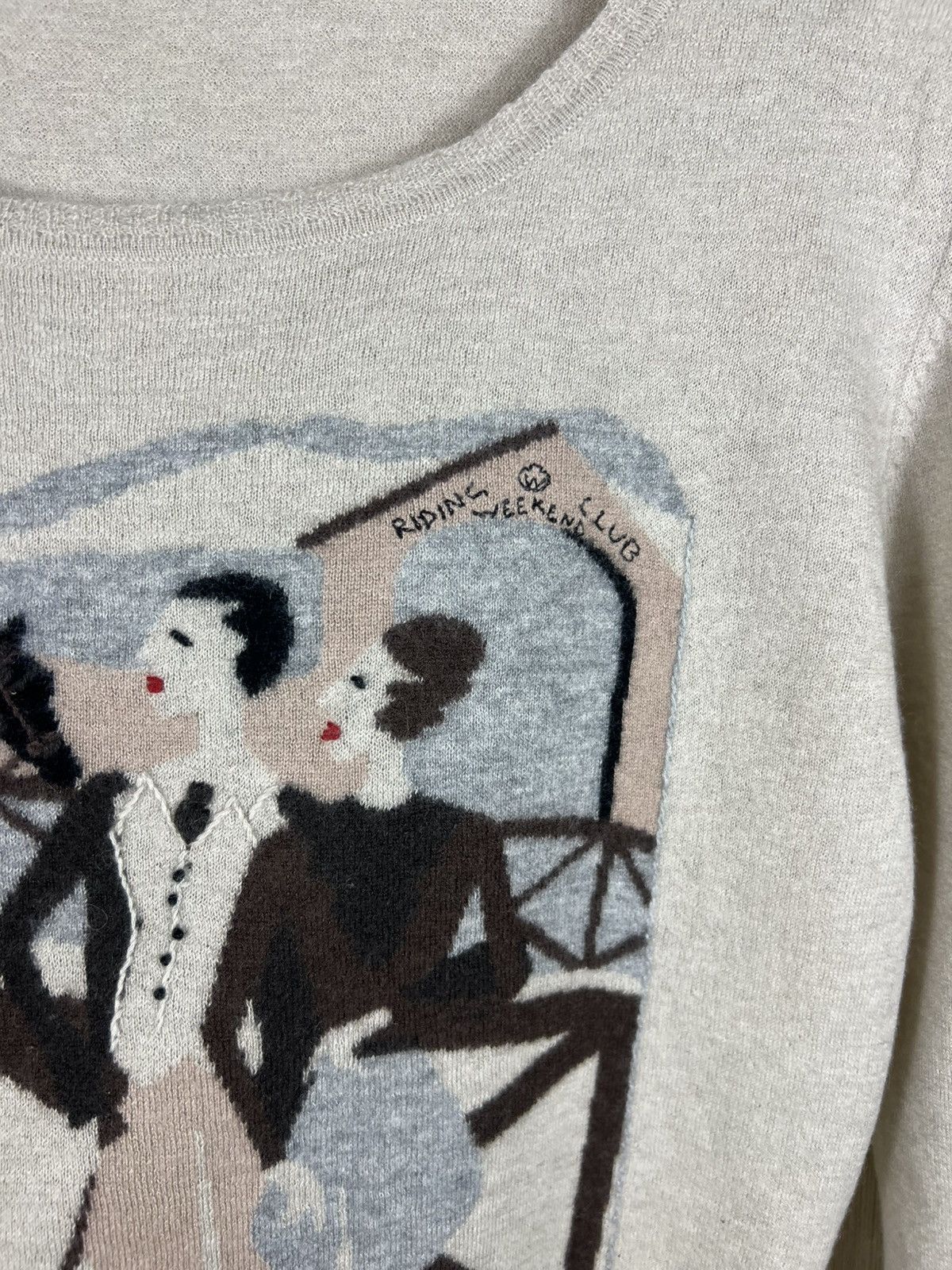 Max Mara Max Mara cashmere old money sweater riding club luxury Size M / US 6-8 / IT 42-44 - 8 Thumbnail