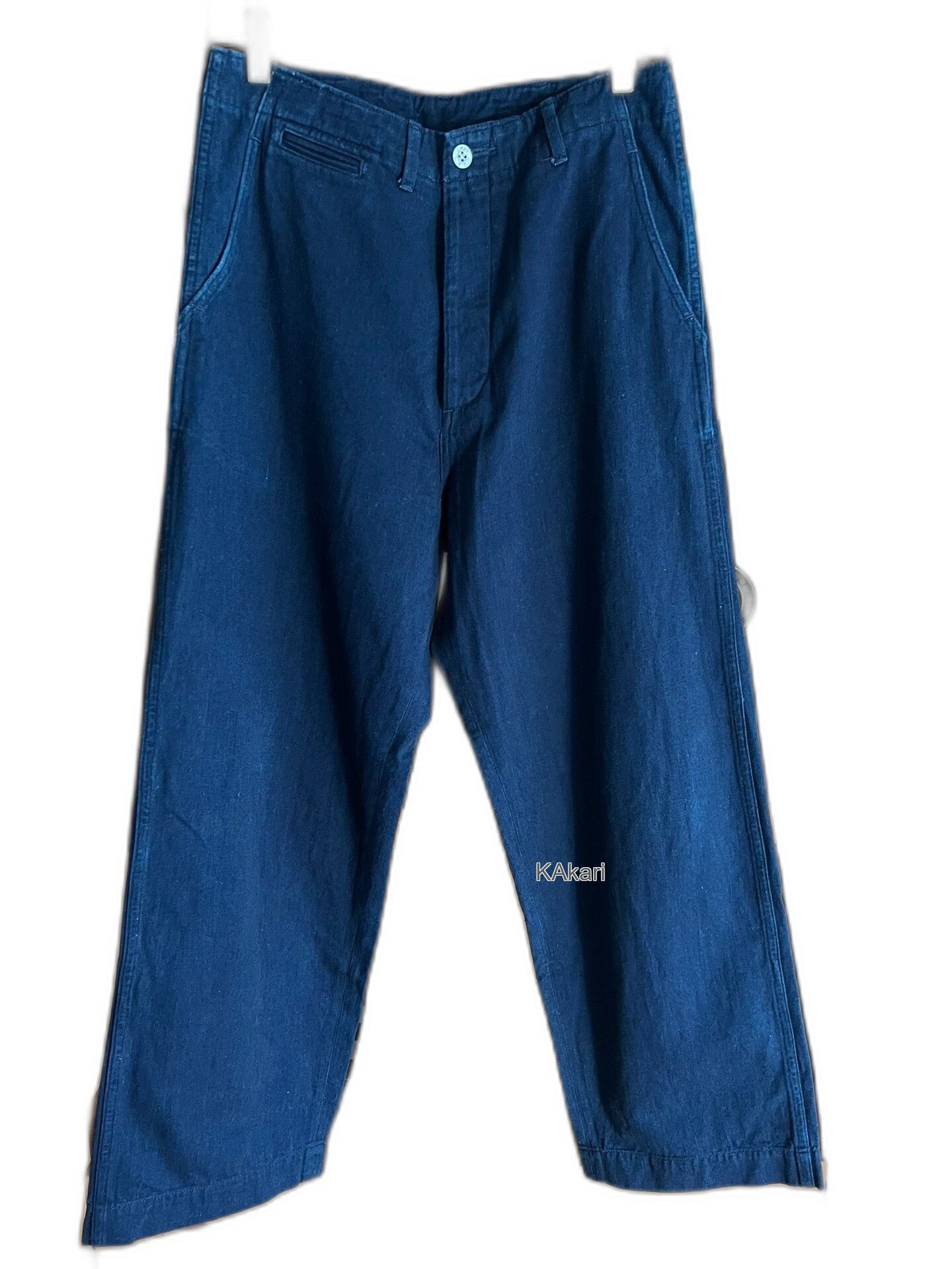 Soulive Soulive Japan Blue Indigo Chino Pants Size US 30 / EU 46 - 1 Thumbnail