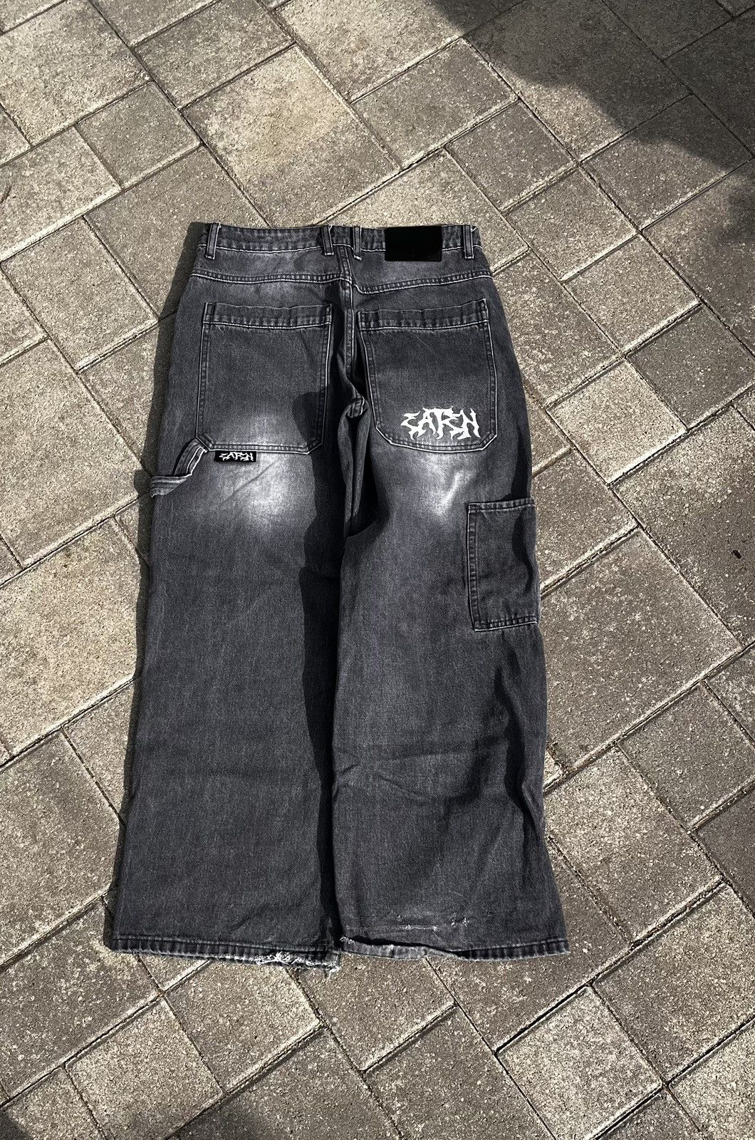 Vintage EATEN CO JEANS Size US 34 / EU 50 - 5 Thumbnail