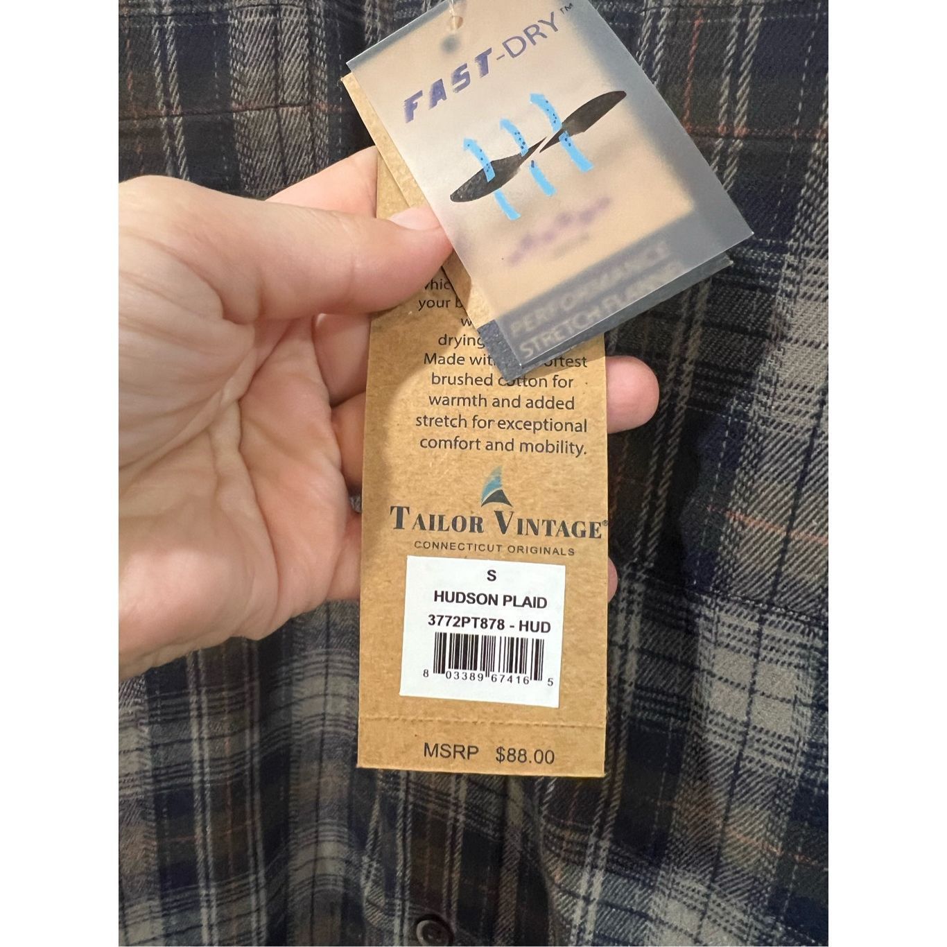 Other Tailor Vintage NWT hudson Plaid Long Sleeve Men Button Down Size US S / EU 44-46 / 1 - 3 Thumbnail