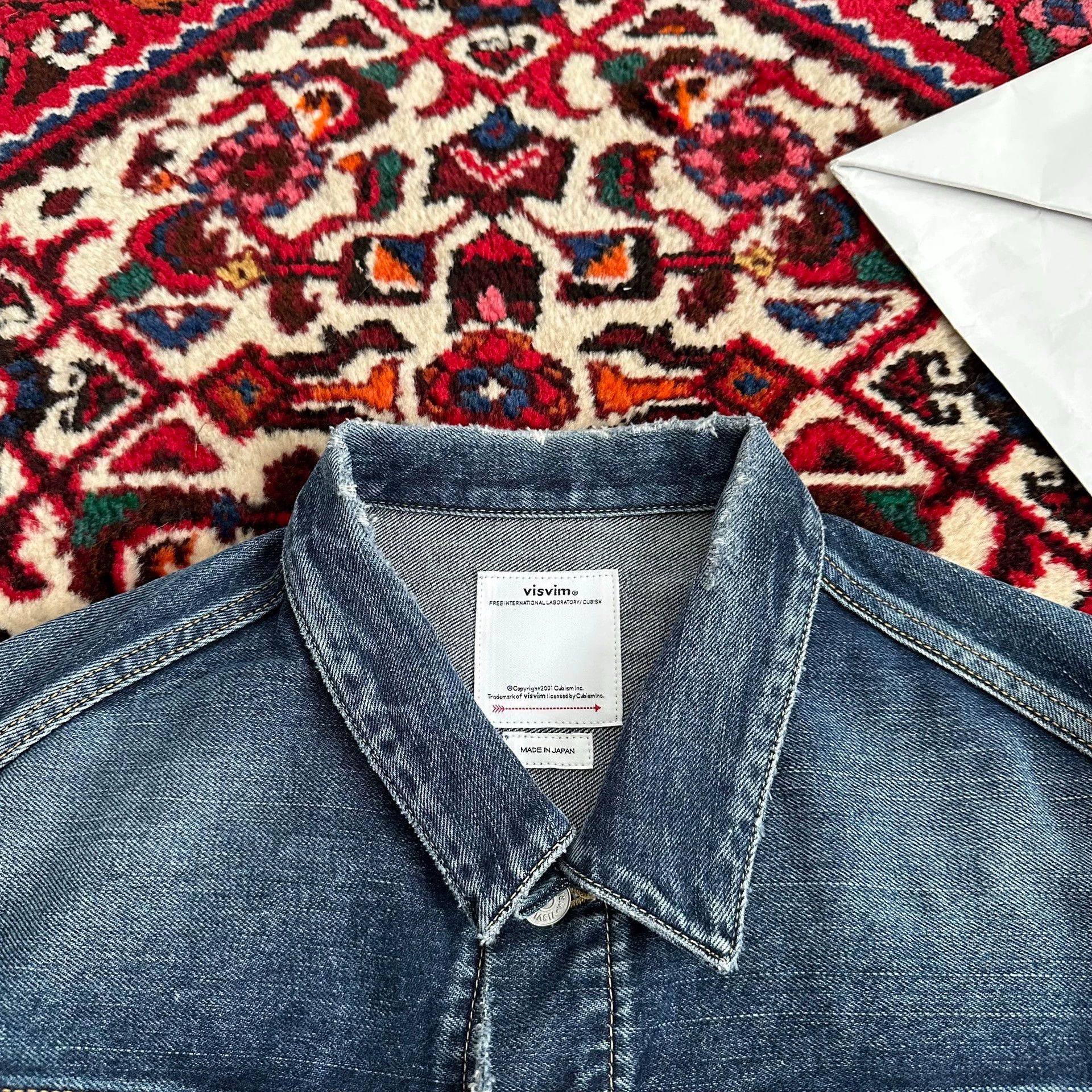 Visvim visvim 25ss 101x JKT Denim 4 Splatter Distressed ICT Size US XL / EU 56 / 4 - 4 Thumbnail