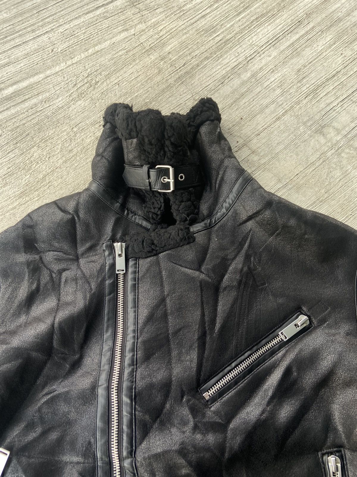 Zara ZARA MENS FAUX B-3 Flight Jacket Size US XL / EU 56 / 4 - 5 Thumbnail