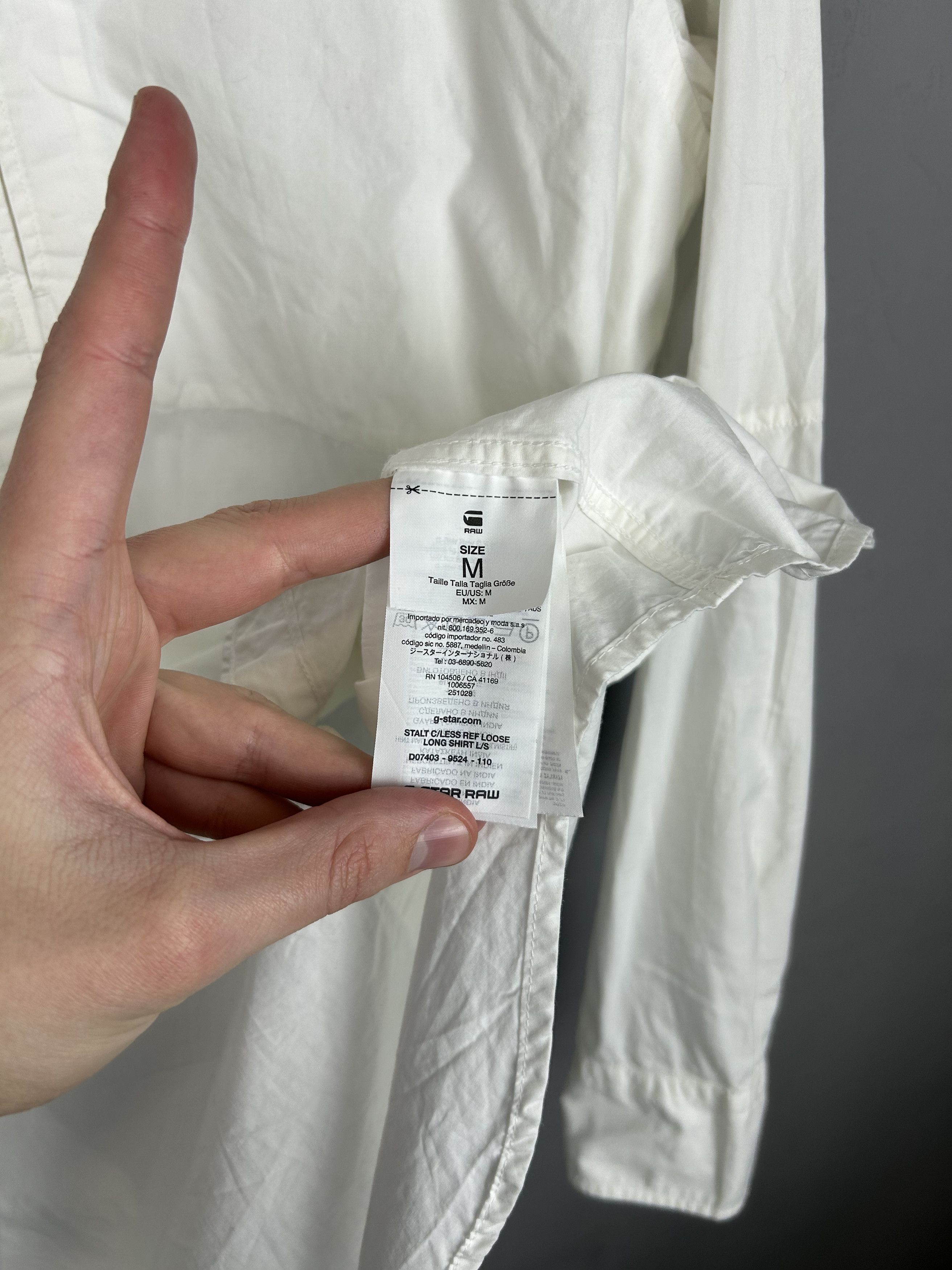 G-Star G-Star Raw Shirt Stalt C/Less Ref Loose Long Shirt Sleeve Size US M / EU 48-50 / 2 - 8 Thumbnail