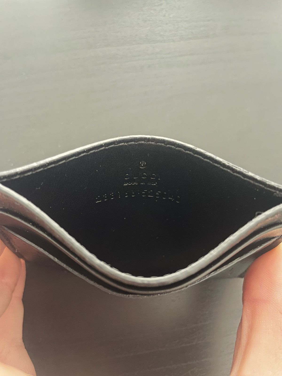 Gucci Card holder Gucci Microguccissima black Size ONE SIZE - 4 Thumbnail