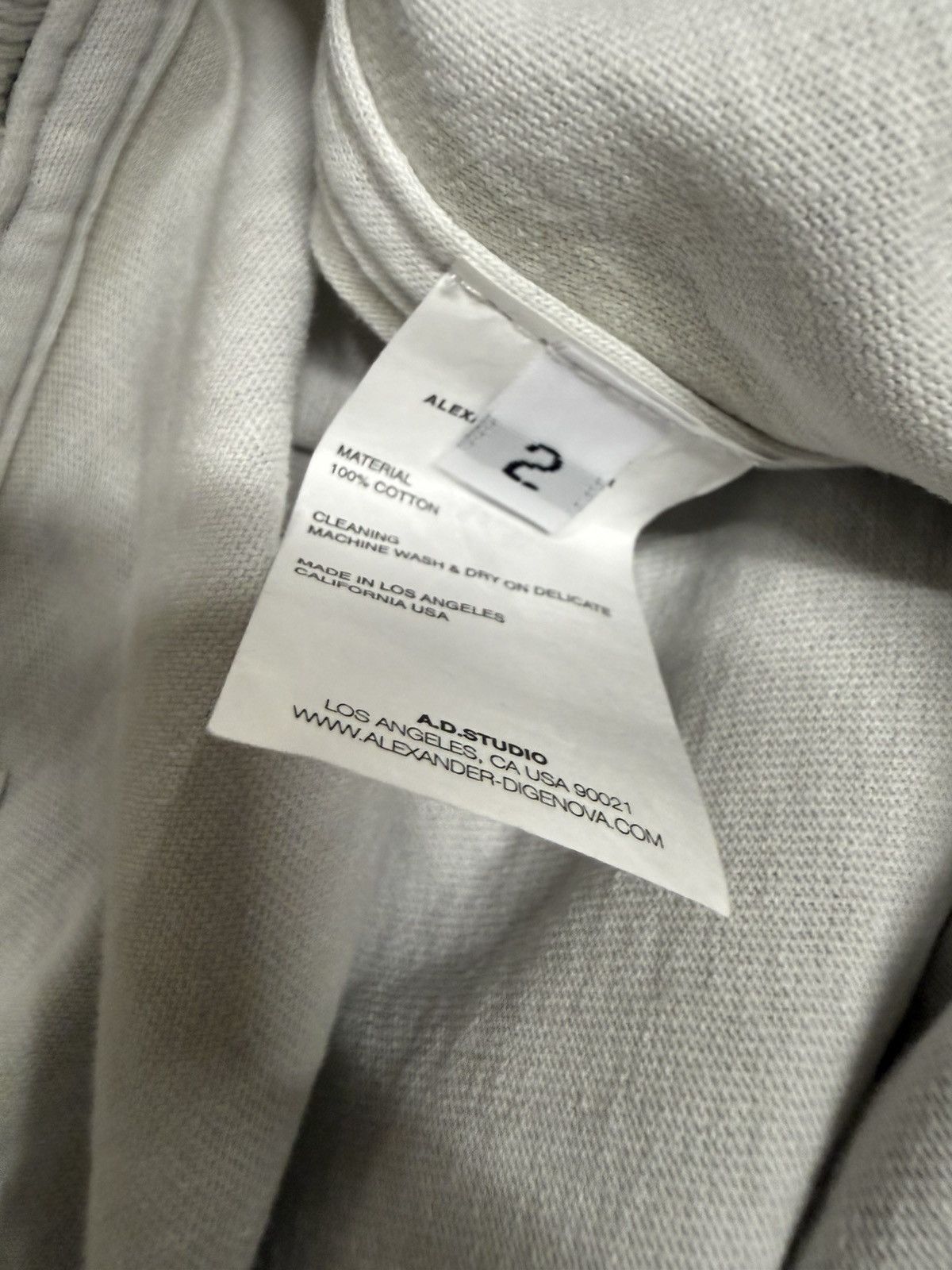 ALEXANDER DIGENOVA Alexander Digenova Logo Taped Seam Long Sleeve tee Size US L / EU 52-54 / 3 - 4 Thumbnail