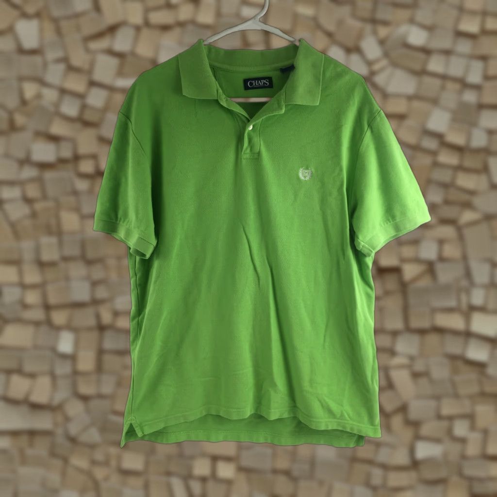Chaps Chaps Polo Shirt Men's Size L Short Sleeve Collared Embroidered Logo Pullover Size US L / EU 52-54 / 3 - 1 Thumbnail