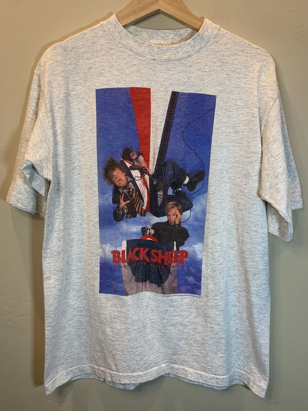 RARE* Vintage 1996 Black Sheep Movie Chris Farley Film Shirt