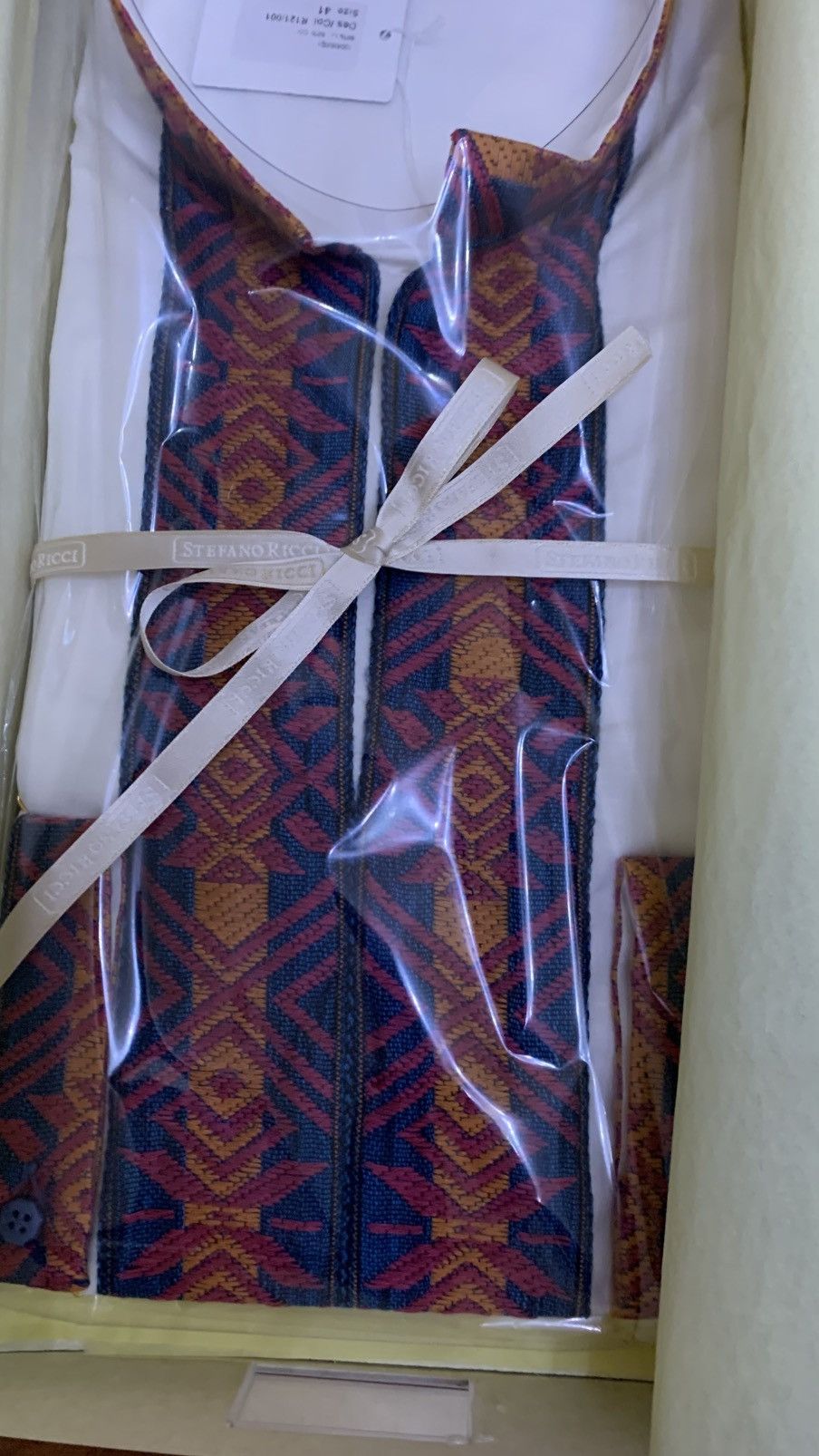 Stefano Ricci Stefano Ricci (Vintage) – Special Order Handmade Shirt Size US S / EU 44-46 / 1 - 2 Thumbnail