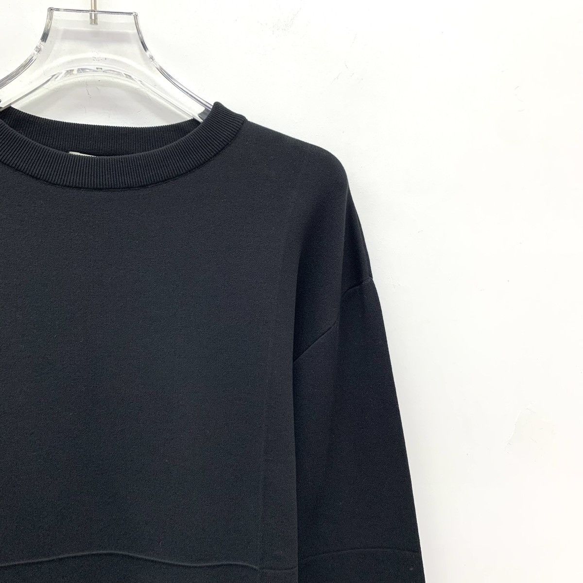 Balenciaga Balenciaga Black Cotton Long Sleeve Sweatshirt K26WX Size S / US 4 / IT 40 - 3 Thumbnail