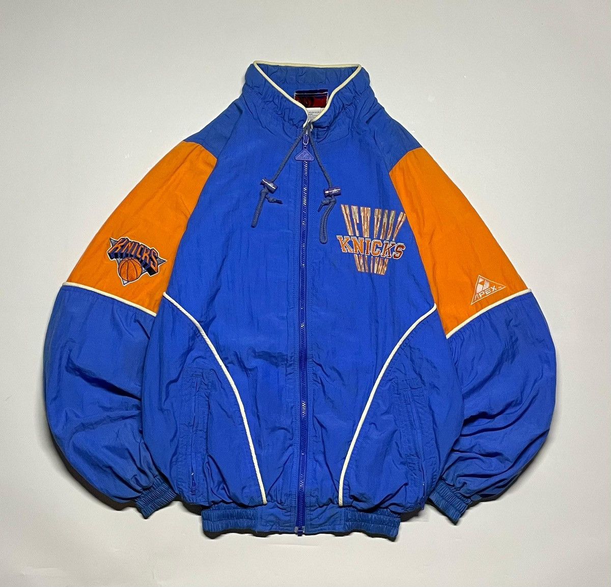 Knicks By Apex One NBA Basketball Vintage Windbreaker Jacket