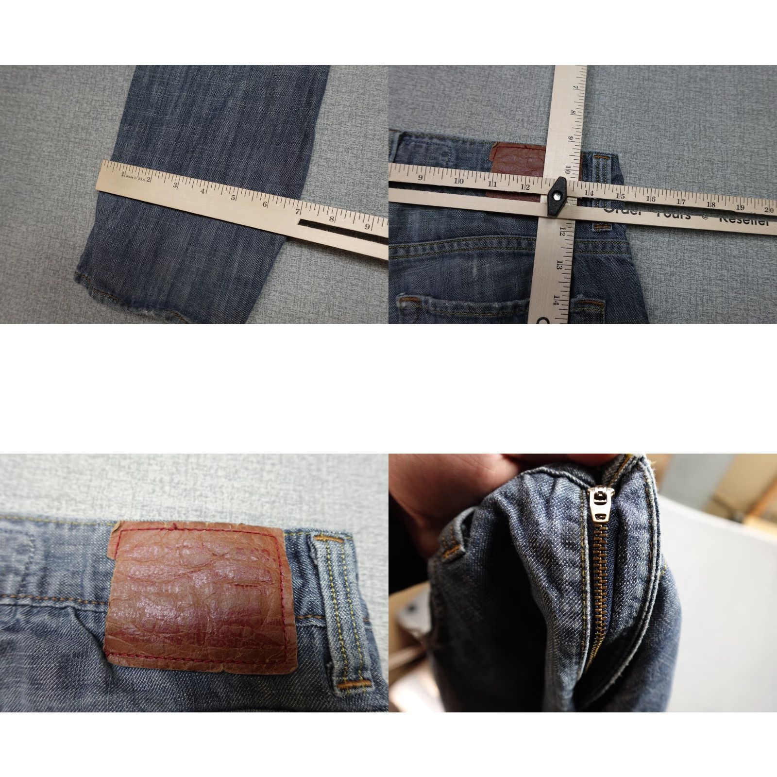 Levi's Levi's 511 Jeans Mens 30x32 Blue Skinny Fit Light Wash Cowboy Theme USA 2000s Mens Size US 30 / EU 46 - 8 Thumbnail