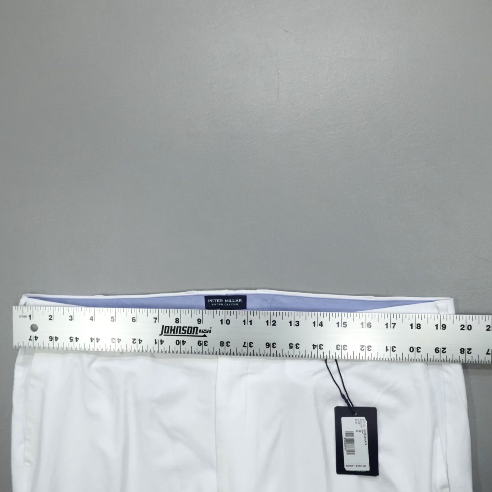 Peter Millar Peter Millar Crown Crafted Surge Performance Pants Men's 38x34 White Chino Straight Pockets Moisture Wicking Tailored Regular Size 38 Black? Size US 38 / EU 54 - 5 Thumbnail