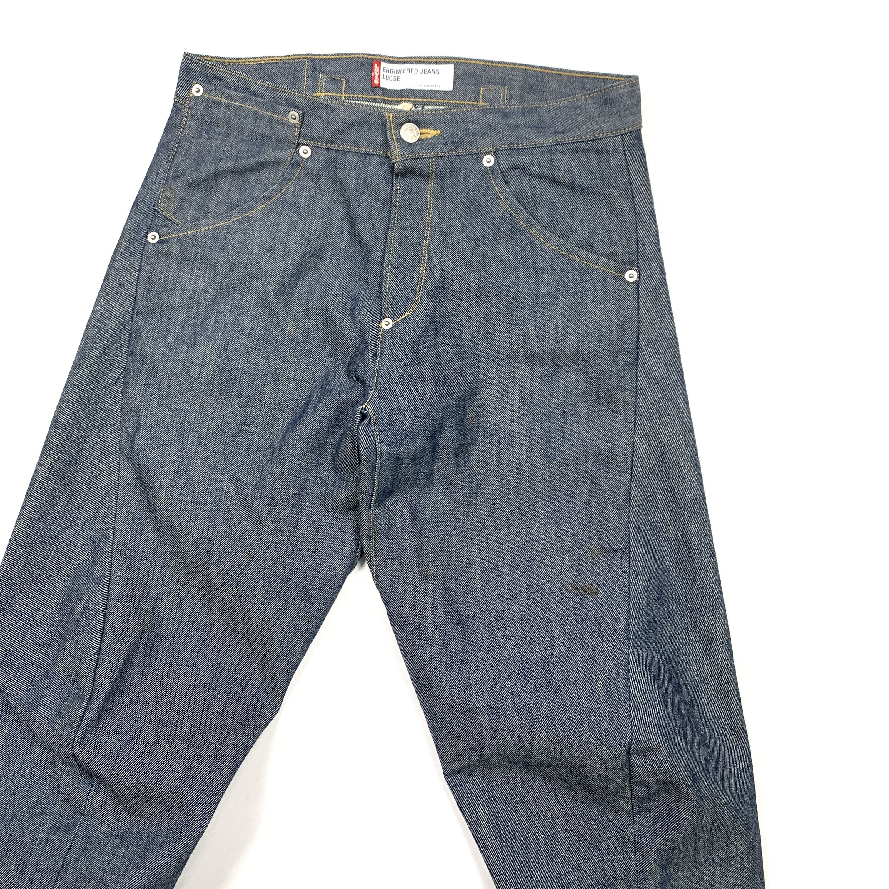 Levi's Engineered 00s Loose Denim Jeans Size US 29 - 4 Thumbnail