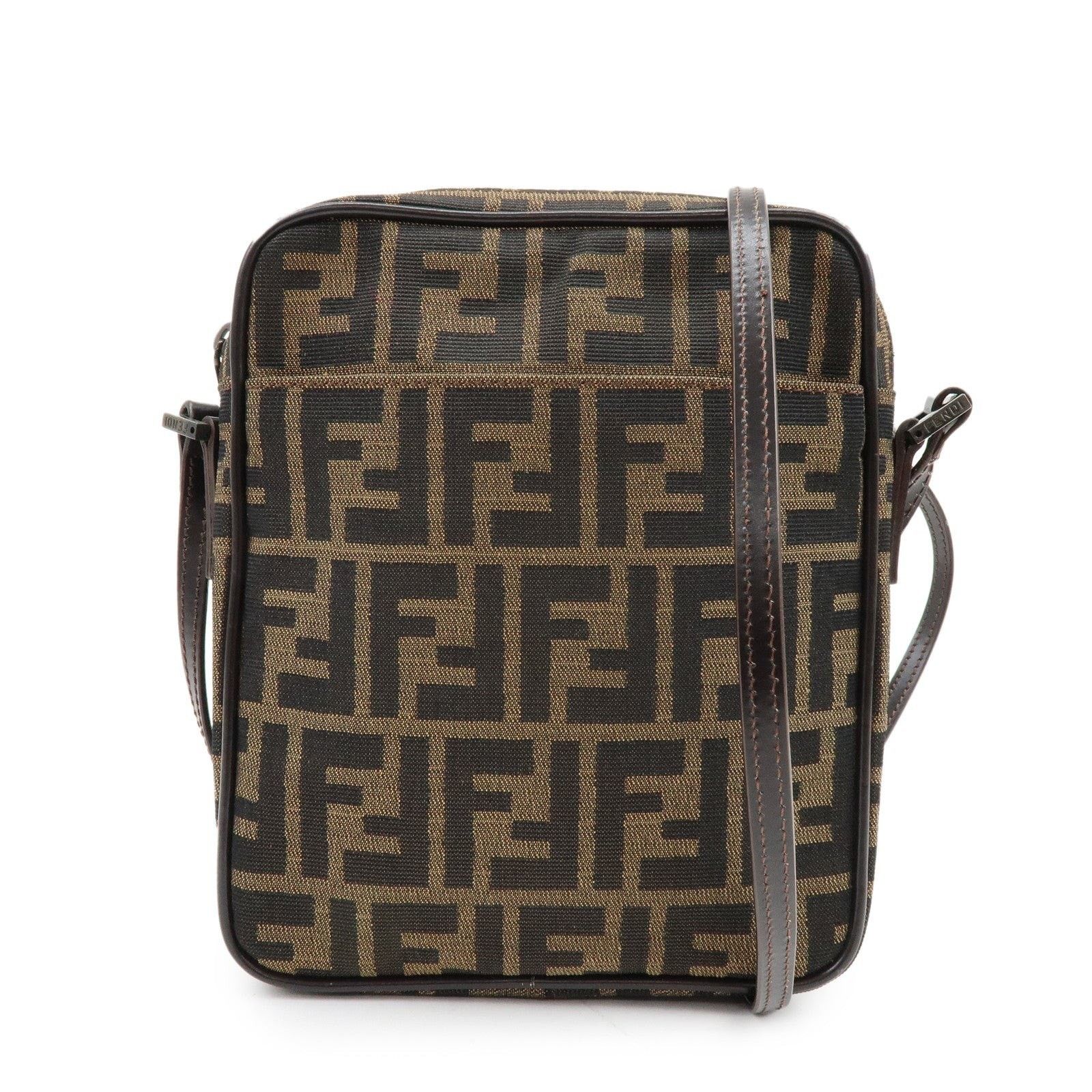 Fendi Fendi Zucca Crossbody Bag Brown Size ONE SIZE - 1 Thumbnail