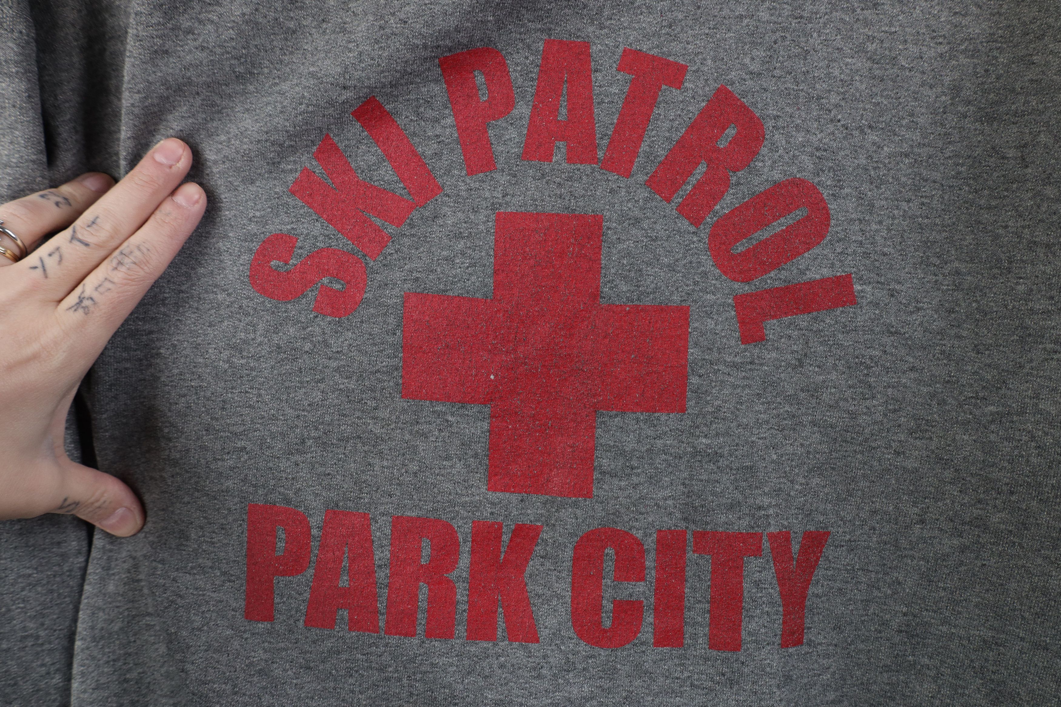 Vintage Vintage Y2K Park City Utah Hoodie Sweatshirt Heather Gray Size US M / EU 48-50 / 2 - 4 Thumbnail