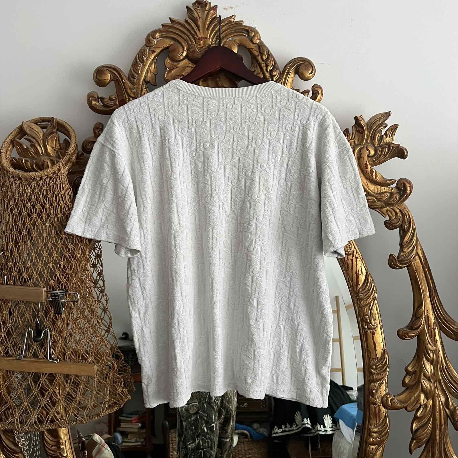 Dior Dior oblique monogram towel t shirt Sz M Size M / US 6-8 / IT 42-44 - 2 Thumbnail