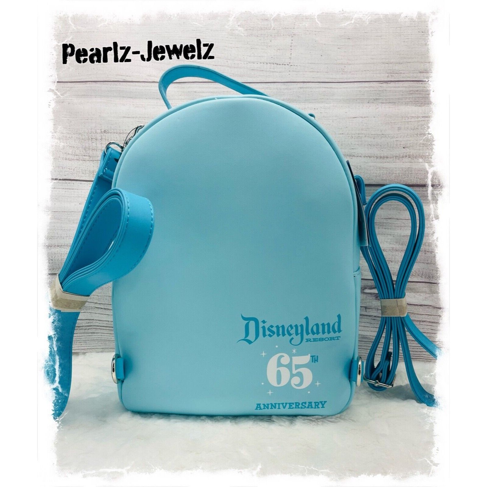 Disney Loungefly Disneyland 65th Anniversary Convertible Mini Backp Size ONE SIZE - 3 Thumbnail