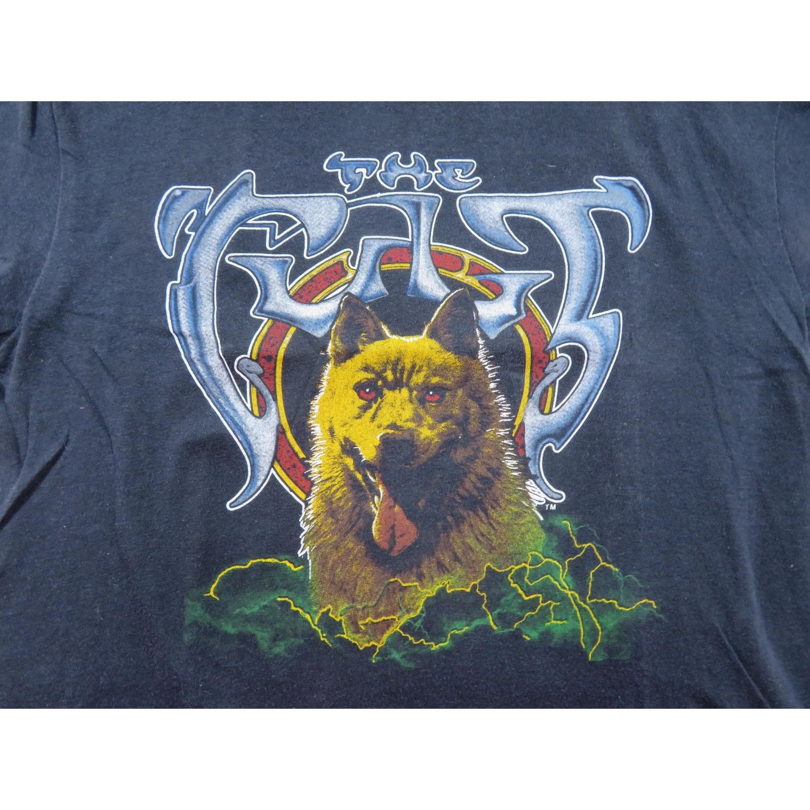 Other The Cult Wolf Graphic British Tour 1987 Black T-shirt sz M Size US M / EU 48-50 / 2 - 3 Thumbnail