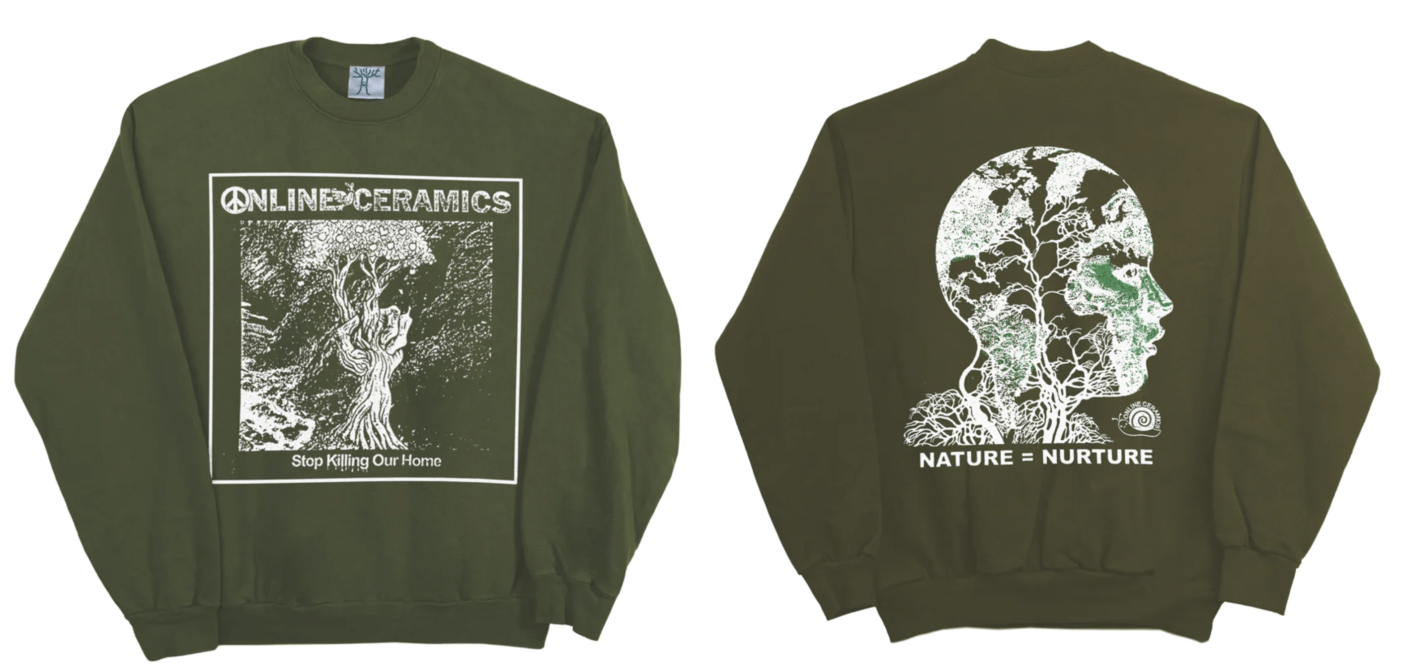 Online Ceramics Online Ceramics - Nature = Nurture (14oz Heavy Fleece) Size US L / EU 52-54 / 3 - 3 Thumbnail