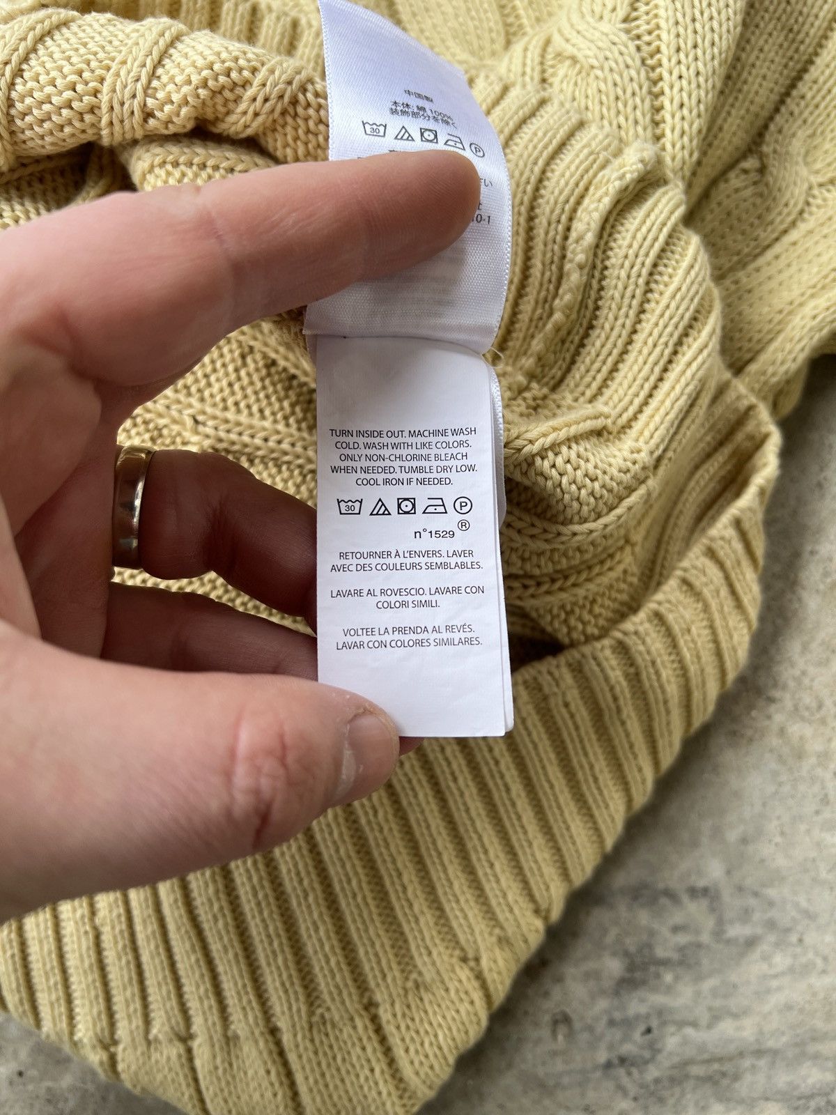 Polo Ralph Lauren Polo Ralph Lauren Cable Knit Sweater Size L / US 10 / IT 46 - 7 Thumbnail