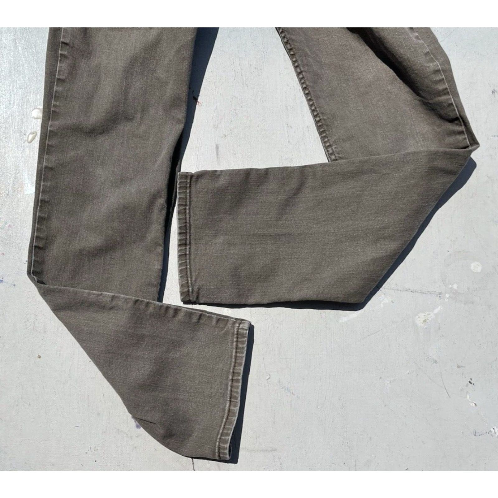 Levi's Levi's 511 Jeans Slim Green 34x34 Men Regular Denim Zip Button Mid Rise 5-Pocket Distressed No Vintage No Size US 34 / EU 50 - 6 Thumbnail