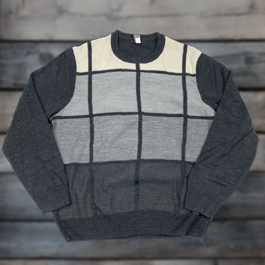 Dockers VINTAGE 90s Dad Style Grid Pattern Sweater Adult XL Pullover Cosby Retro Lightweight Size US XL / EU 56 / 4 - 1 Thumbnail