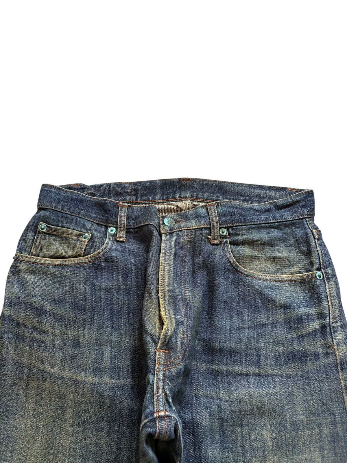 Japanese Brand Vintage Japanese Brand Rusty Mud Wash Loose Baggy Jeans Size US 32 / EU 48 - 4 Thumbnail