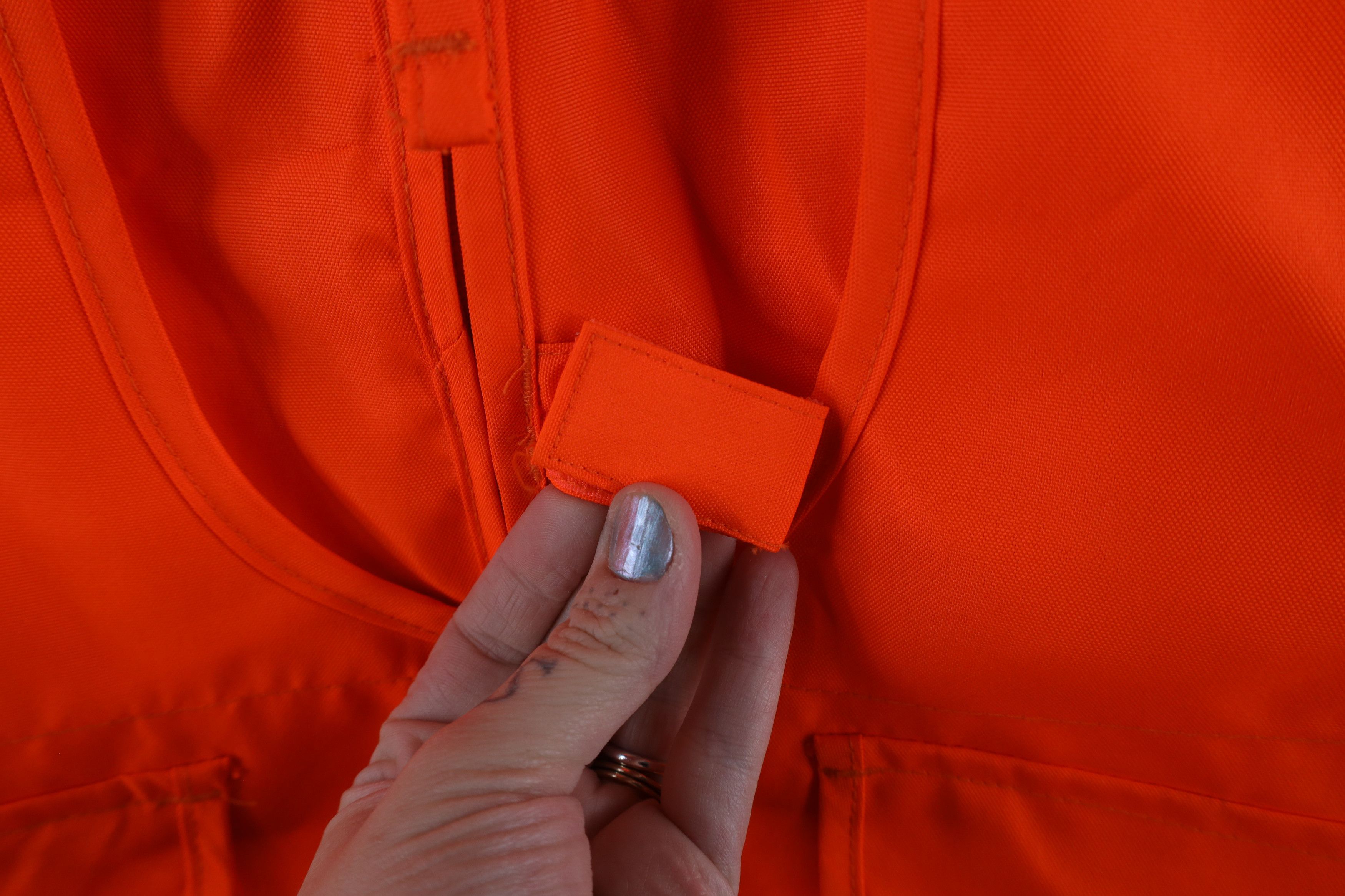 Vintage Vintage 90s Streetwear Shooting Vest Jacket Blaze Orange Size US XL / EU 56 / 4 - 4 Thumbnail