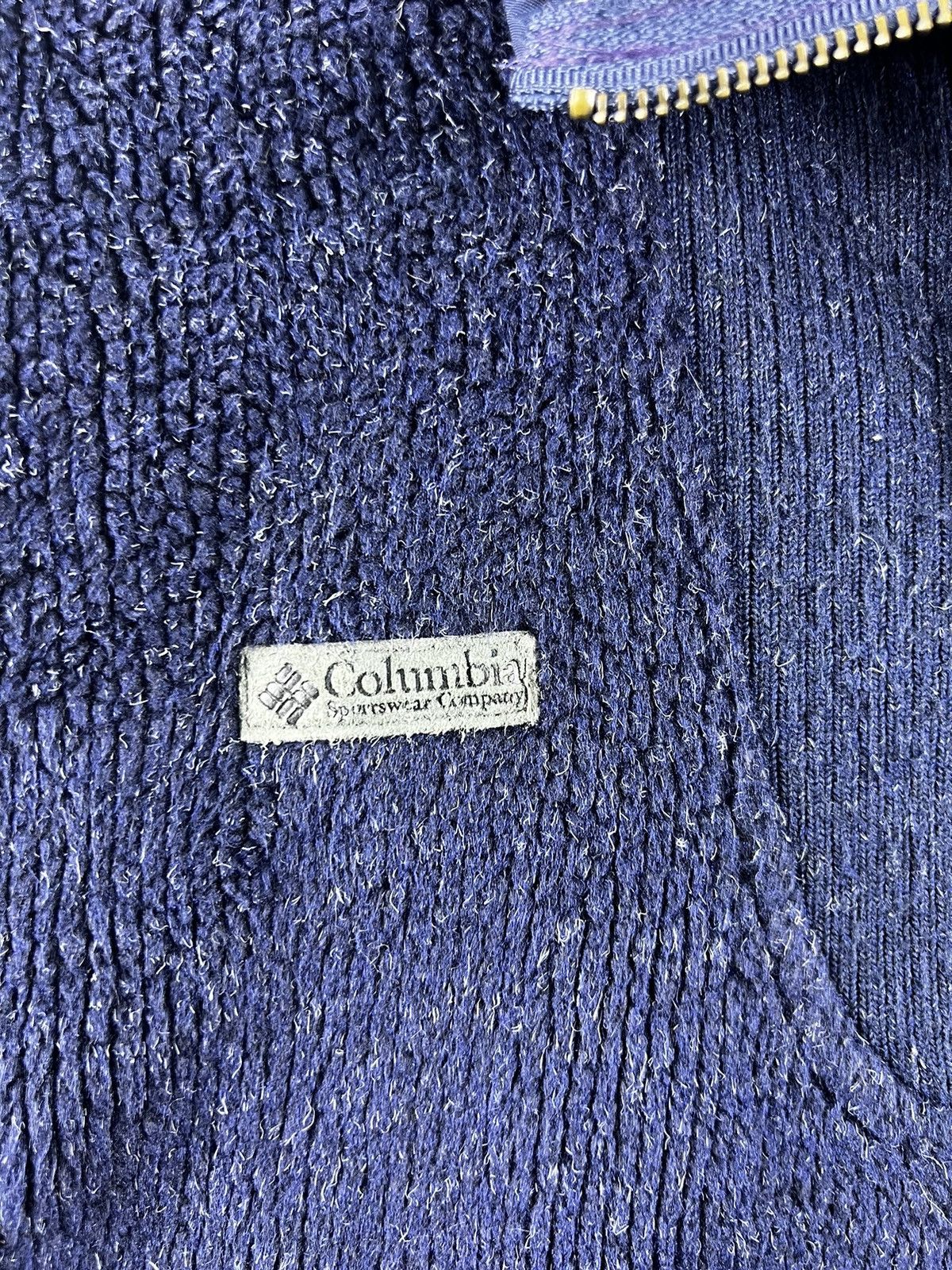 Columbia 🔥 Vintage made in USA Columbia half zipper pullover fleece Size US L / EU 52-54 / 3 - 4 Thumbnail