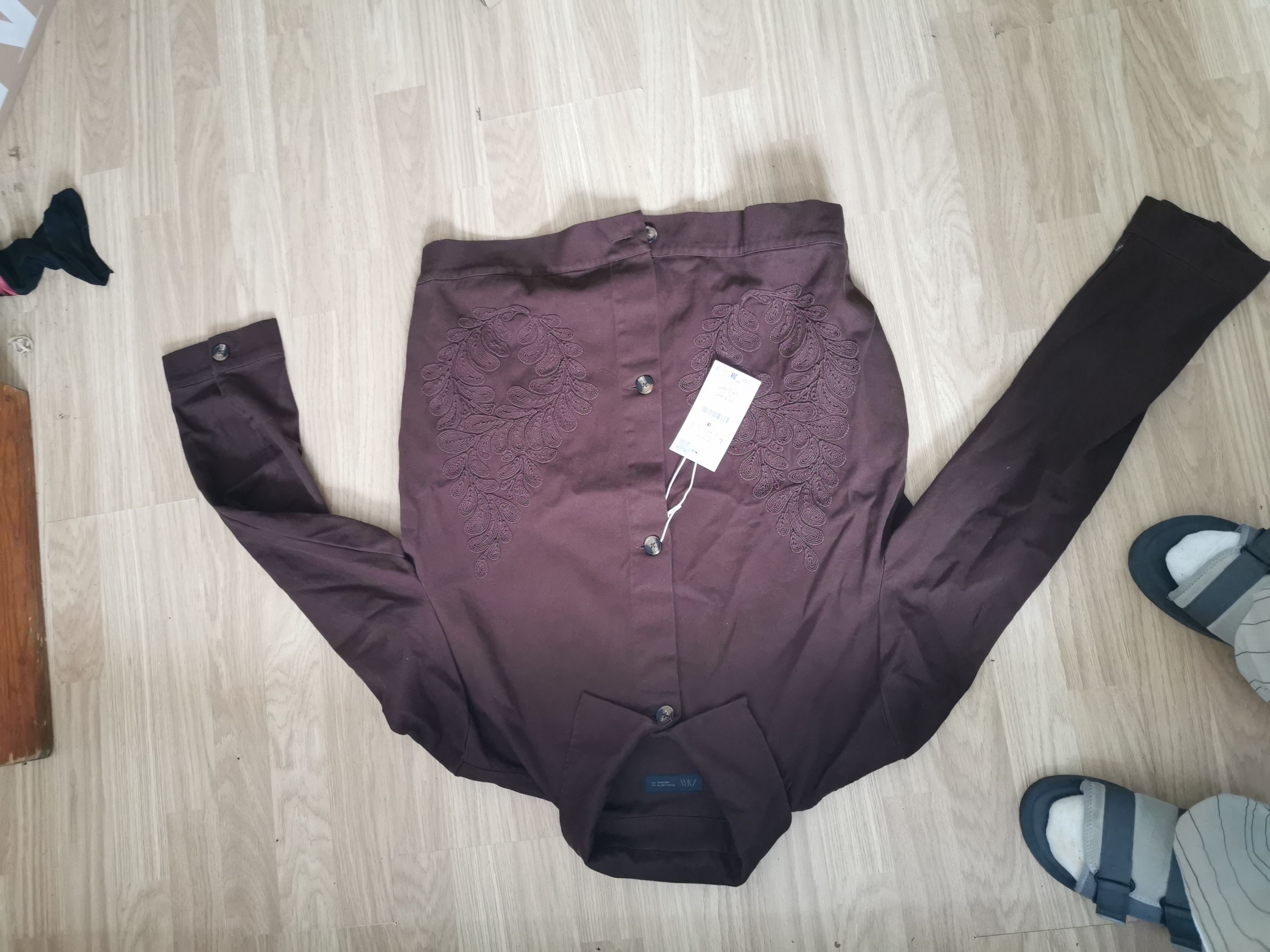 Zara Zara relaxed shirt size L, side hip pockets Size US L / EU 52-54 / 3 - 13 Thumbnail