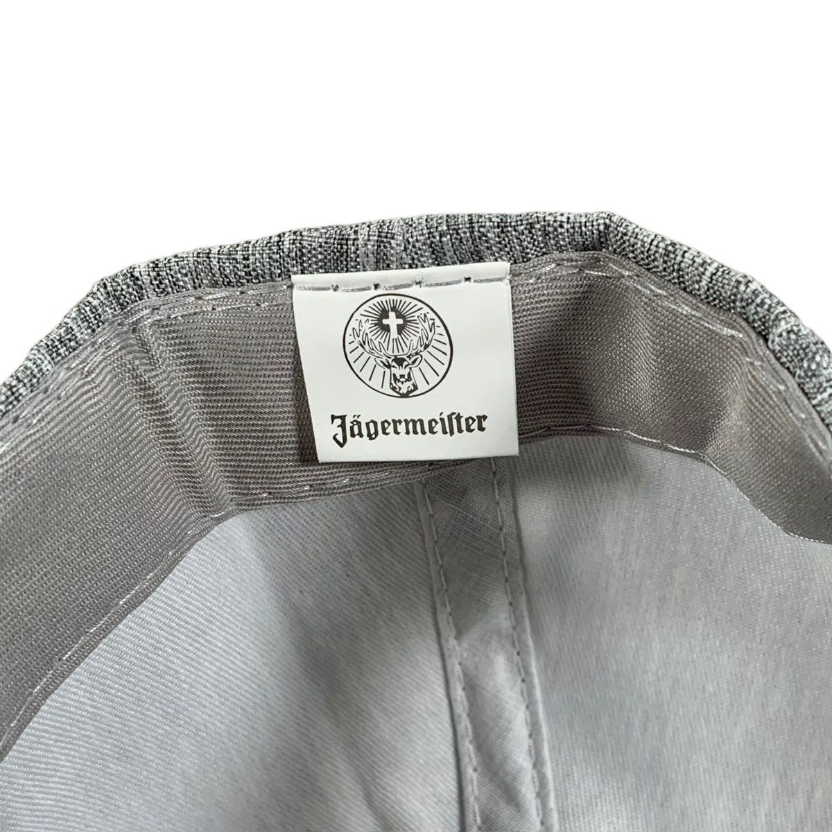 Jagermeister Vintage Jagermeister Liquor Gray & Black Snapback Hat Size ONE SIZE - 5 Thumbnail