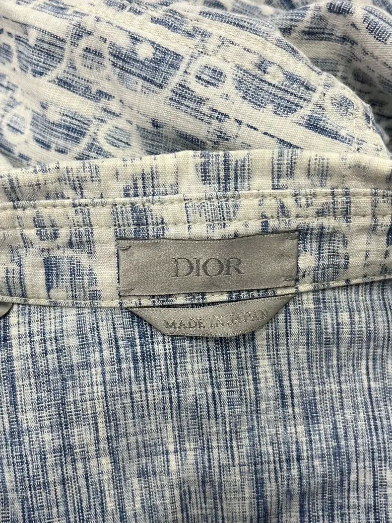 Dior Dior Blue old-fashioned shirt Size US XXS / EU 40 - 4 Thumbnail
