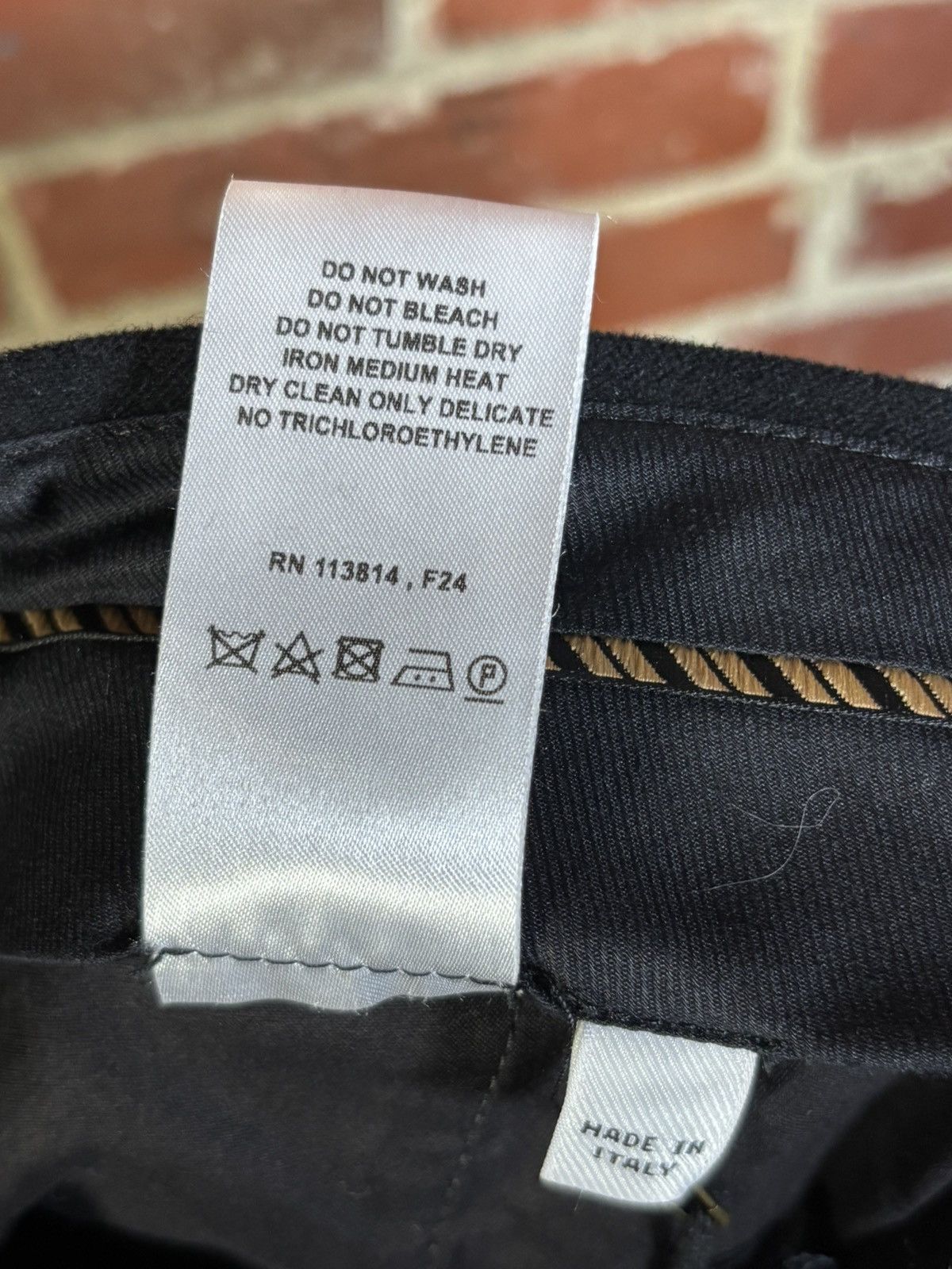Billy Reid NWT Billy Reid Black Twill Moleskin Pants Sz 31 (33 x 35.5) Size US 31 - 9 Thumbnail