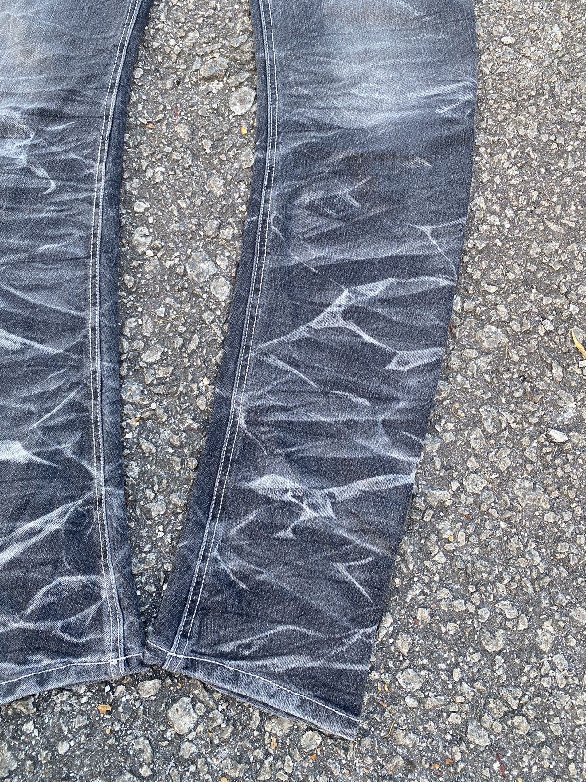 semanticdesign Semantics Design Japan Curve Leg Honeycomb Design Jeans Size US 30 / EU 46 - 5 Thumbnail
