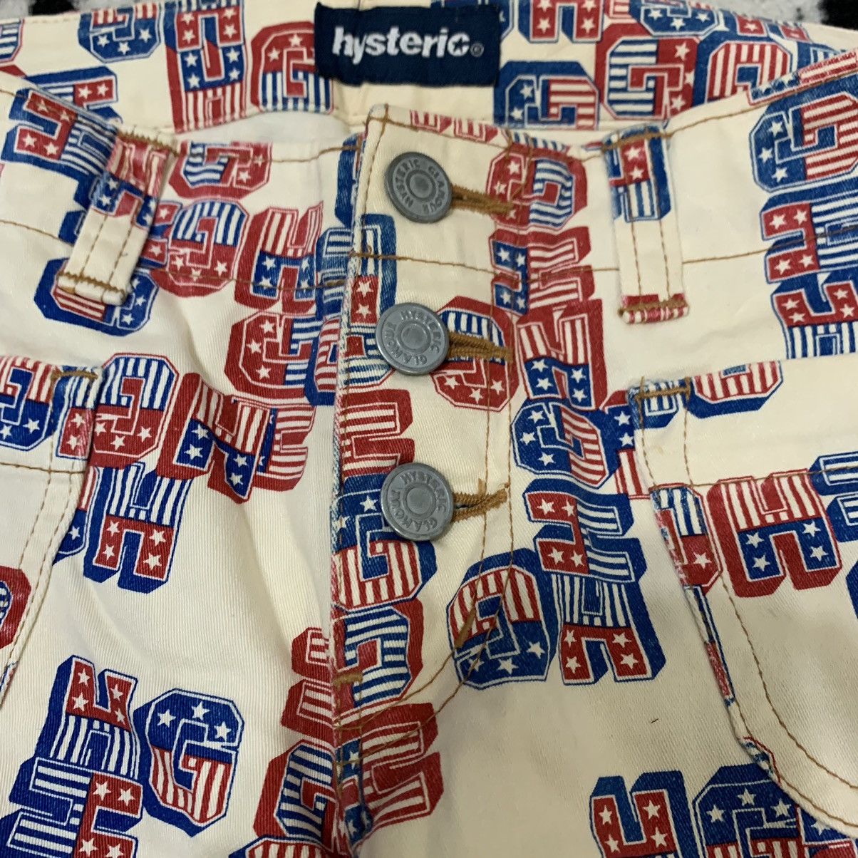 Hysteric Glamour Hysteric Glamour HG US Flag Pattern Bootcut Pants Size 30" / US 8 / IT 44 - 2 Thumbnail