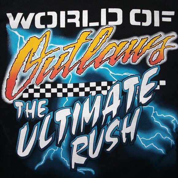 Fruit Of The Loom × Vintage Vintage Call of the Wild 95 World of Outlaws T-Shirt Size US XL / EU 56 / 4 - 7 Thumbnail