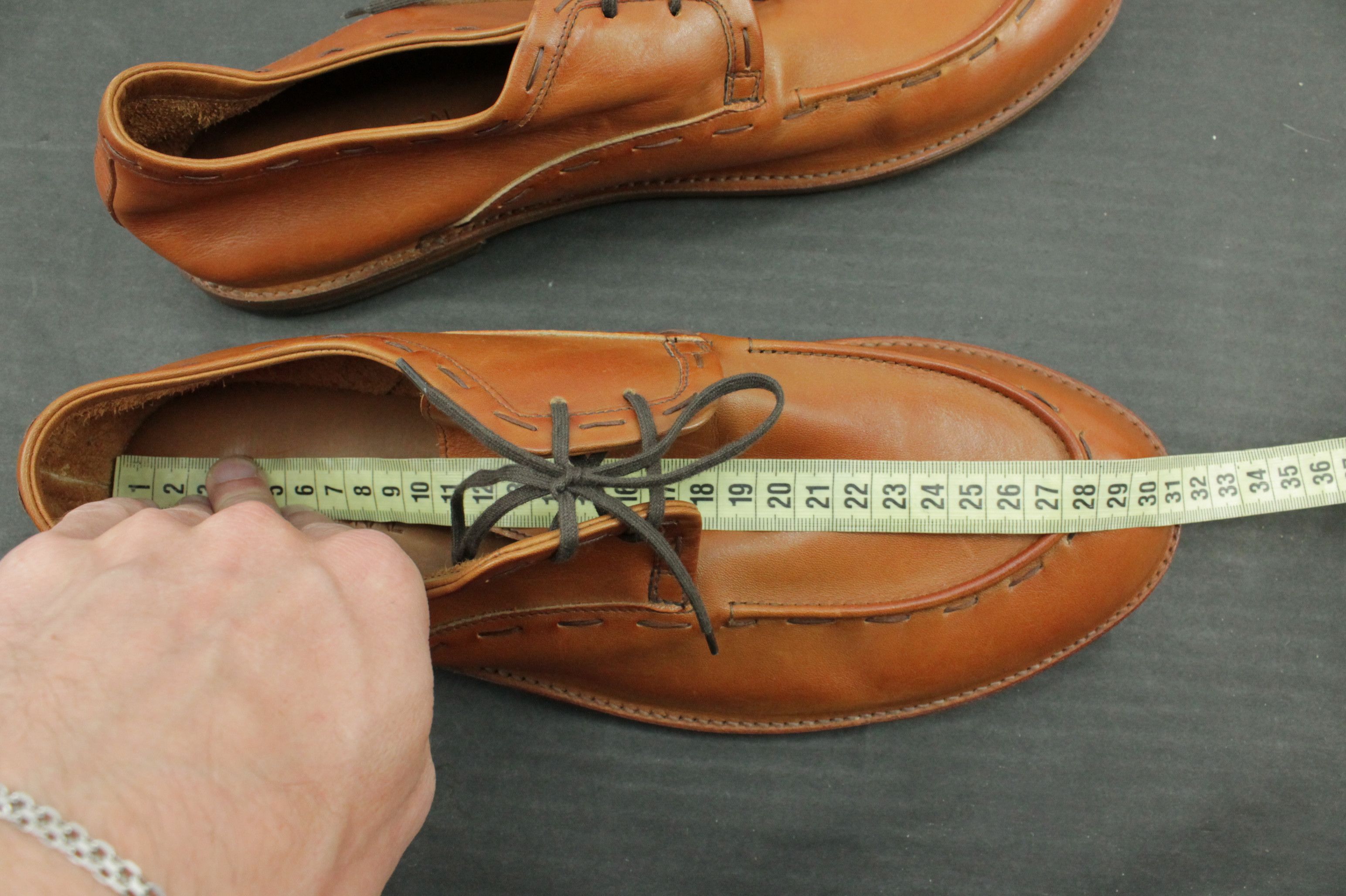 Armando Cabral Armando Cabral Brown Leather Leonard Derby Shoes Size US 12 / EU 45 - 14 Thumbnail