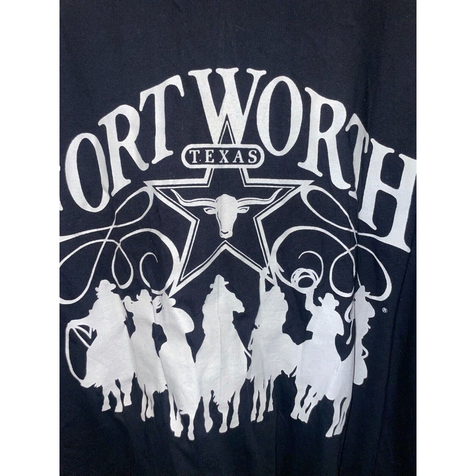 Vintage Vintage Fort Worth Sleeper Shirt Tee Horse Cowboys OS 90s Size US XXL / EU 58 / 5 - 2 Thumbnail
