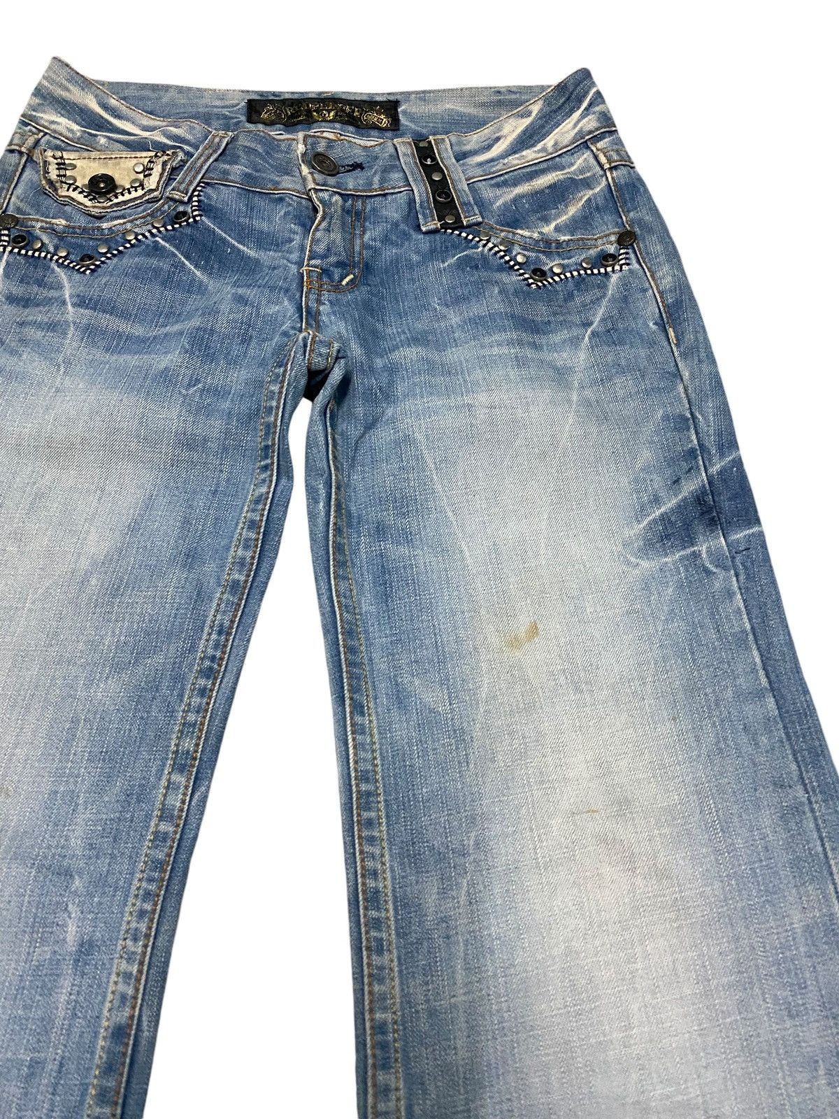 Japanese Brand Red peppers flare jeans Size US 32 / EU 48 - 6 Thumbnail