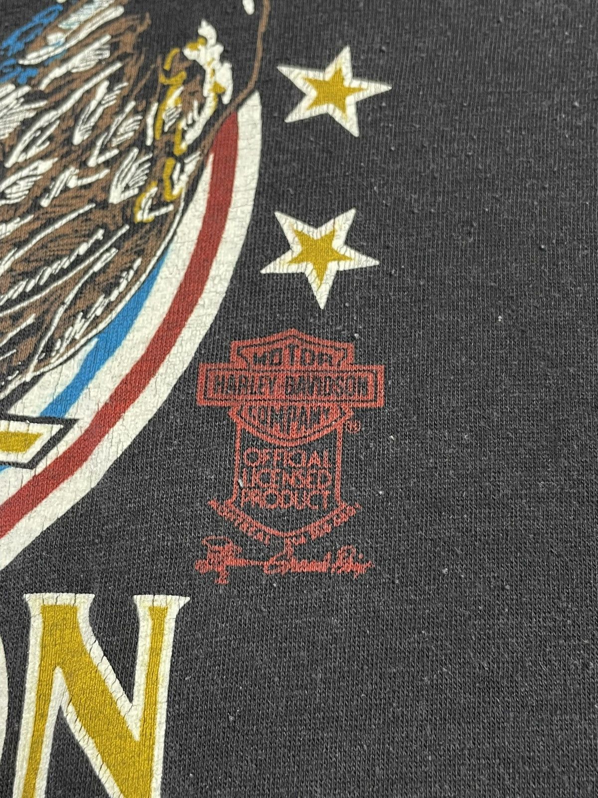 Harley Davidson Vintage Harley Davidson Shirt Small Black 80s Ringer Toronto Size US S / EU 44-46 / 1 - 7 Thumbnail